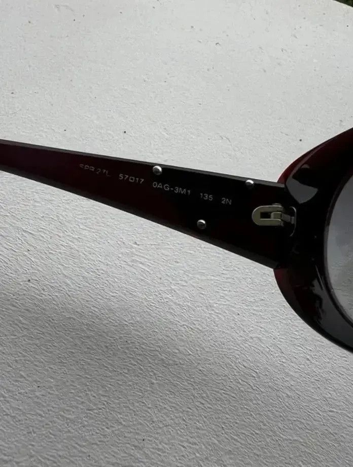 Prada PRADA Sunglasses Rectangle Wrap Shield Metal Symbole RI917 Size ONE SIZE - 4 Thumbnail