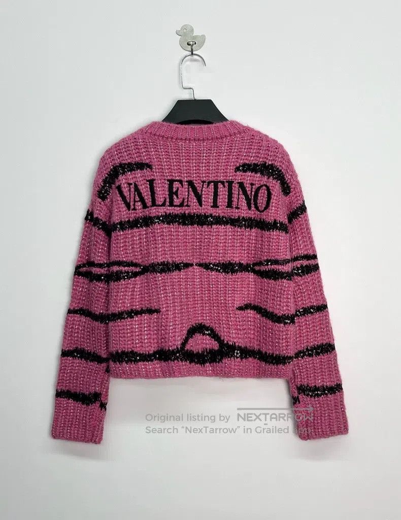 Valentino Valentino Embroidered letter logo mohair blend sweater Size XS / US 0-2 / IT 36-38 - 2 Thumbnail