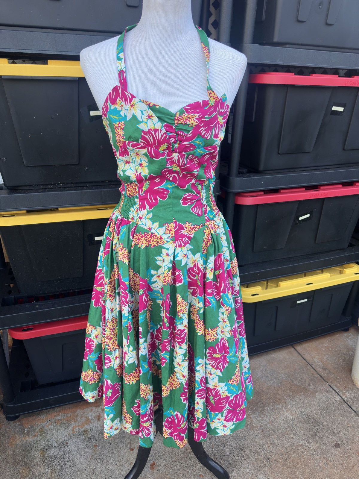 Other Alfred Shaheen x Unique Vintage Hibiscus Women's M 6-8 Size M / US 6-8 / IT 42-44 - 1 Thumbnail