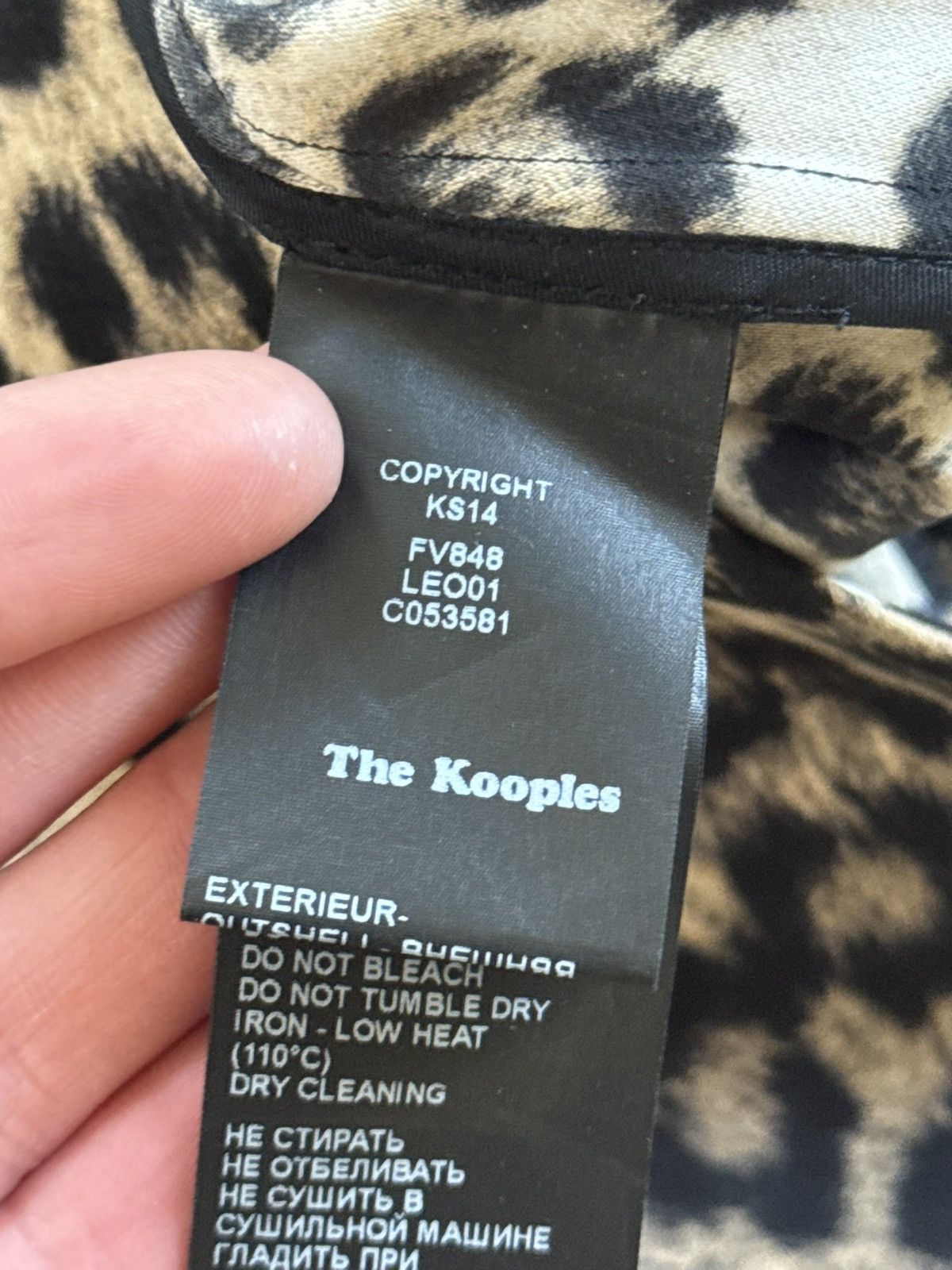 The Kooples The Kooples M/size leopard 🐆 printed blazer jacket luxury Size M / US 6-8 / IT 42-44 - 6 Thumbnail