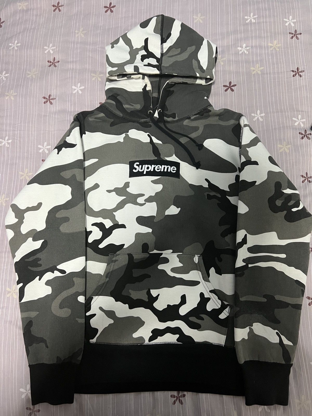 Supreme Snow Camo Box Logo Hoodie | Grailed