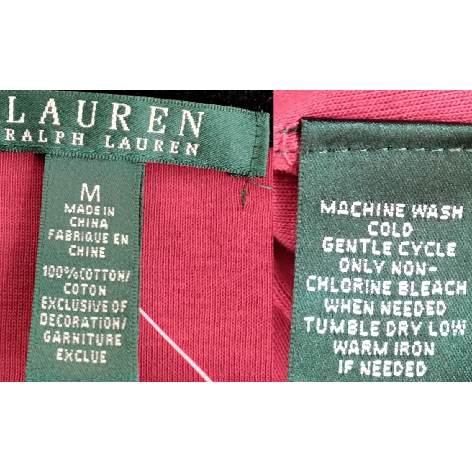 Lauren Ralph Lauren Ralph Lauren Tops Women's Size M Red/Black 2 Items NWT Size M / US 6-8 / IT 42-44 - 12 Thumbnail