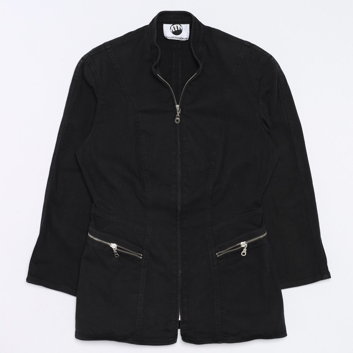 Thierry Mugler Mugler Trademark Vintage Zip Jacket Black Star Thierry Size M / US 6-8 / IT 42-44 - 1 Thumbnail
