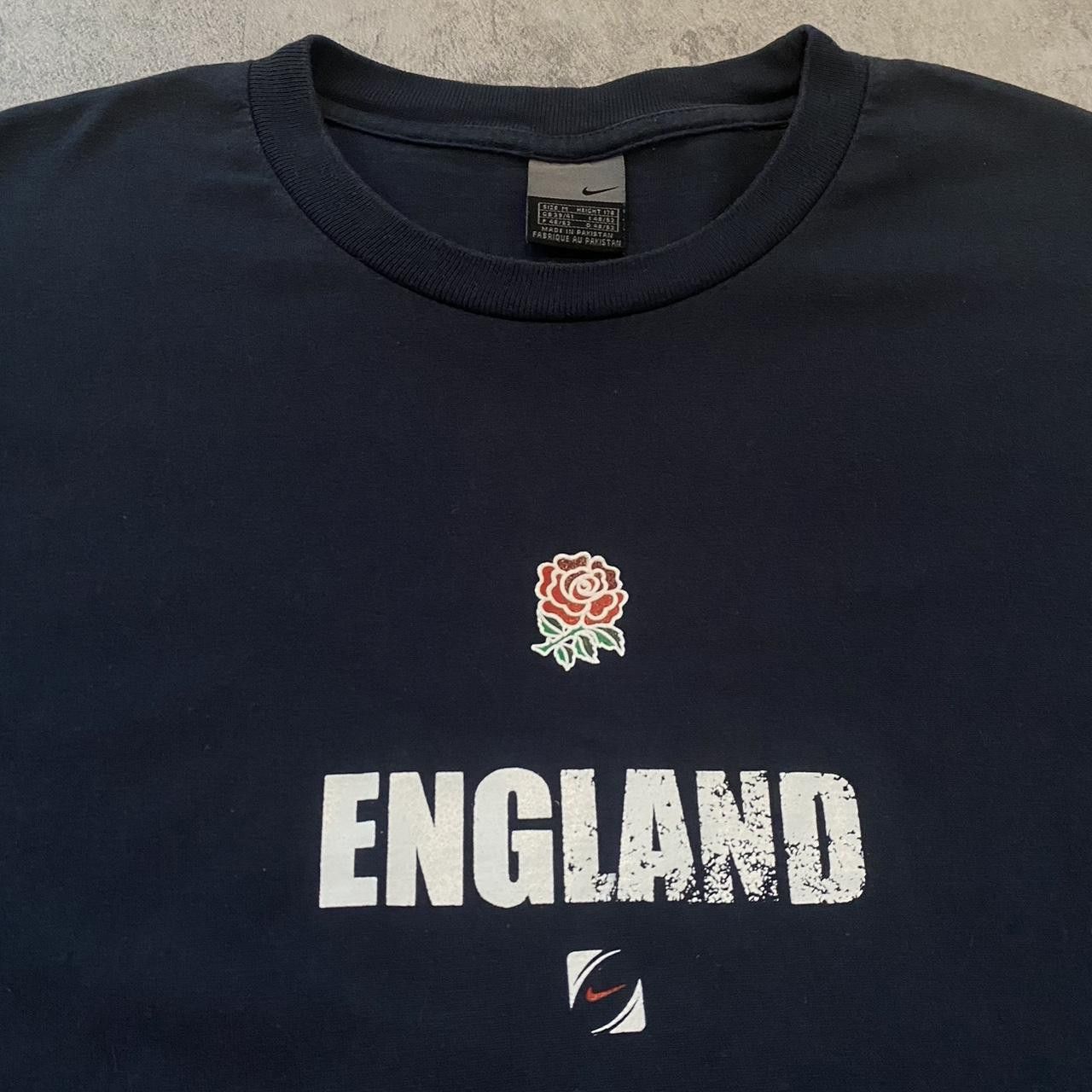 Nike 2000s y2k Swoosh Nike England Rugby Union Size US M / EU 48-50 / 2 - 3 Thumbnail