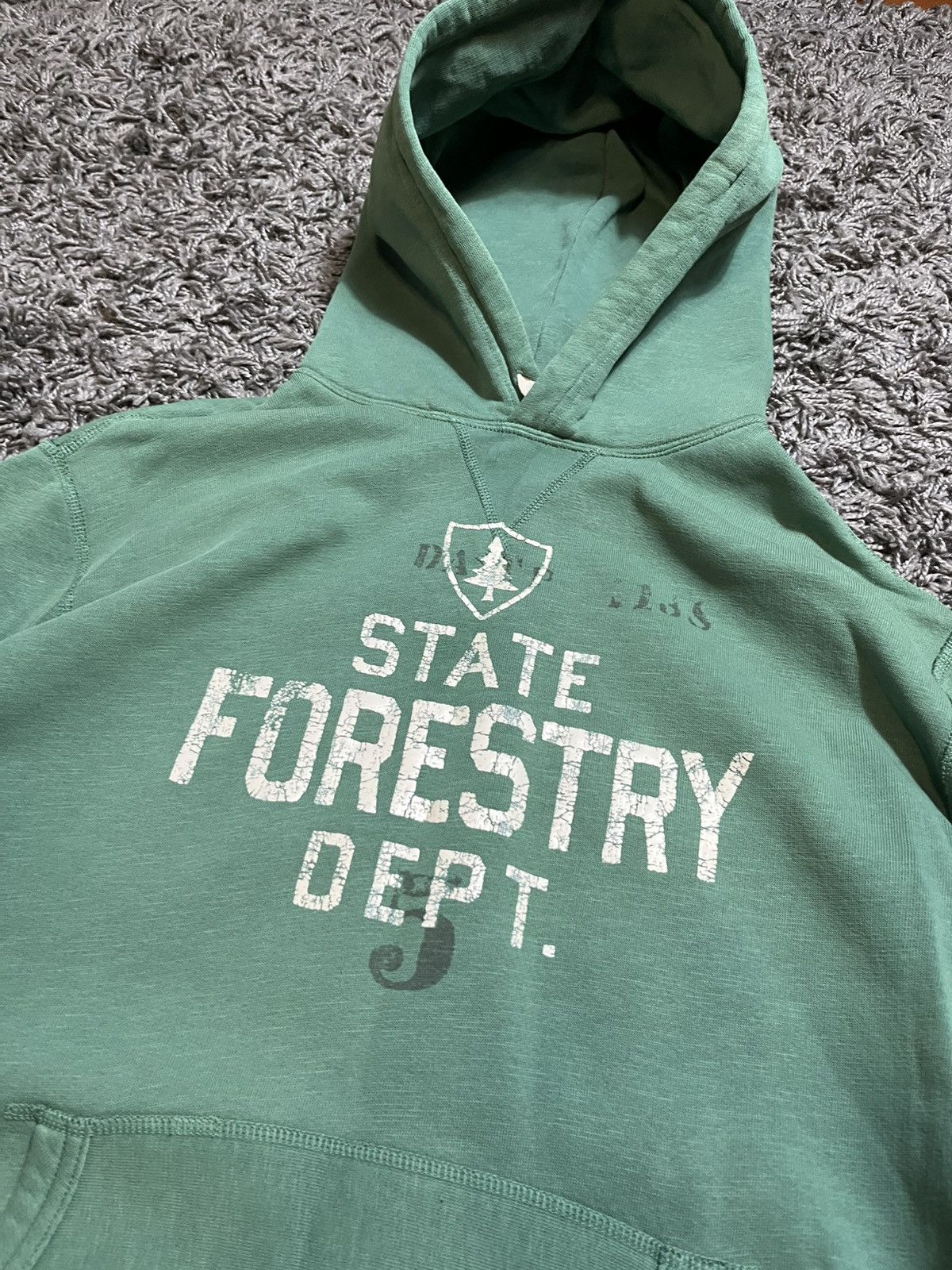 Polo Ralph Lauren RALPH LAUREN STATE FORESTRY DEPT. COTTON Y2K STYLE HOODIE Size US L / EU 52-54 / 3 - 2 Thumbnail