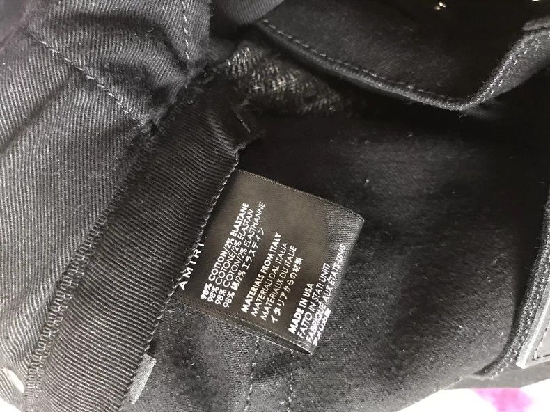 Amiri Amiri high-end customization ice blue diamond destruction Size US 34 / EU 50 - 8 Thumbnail