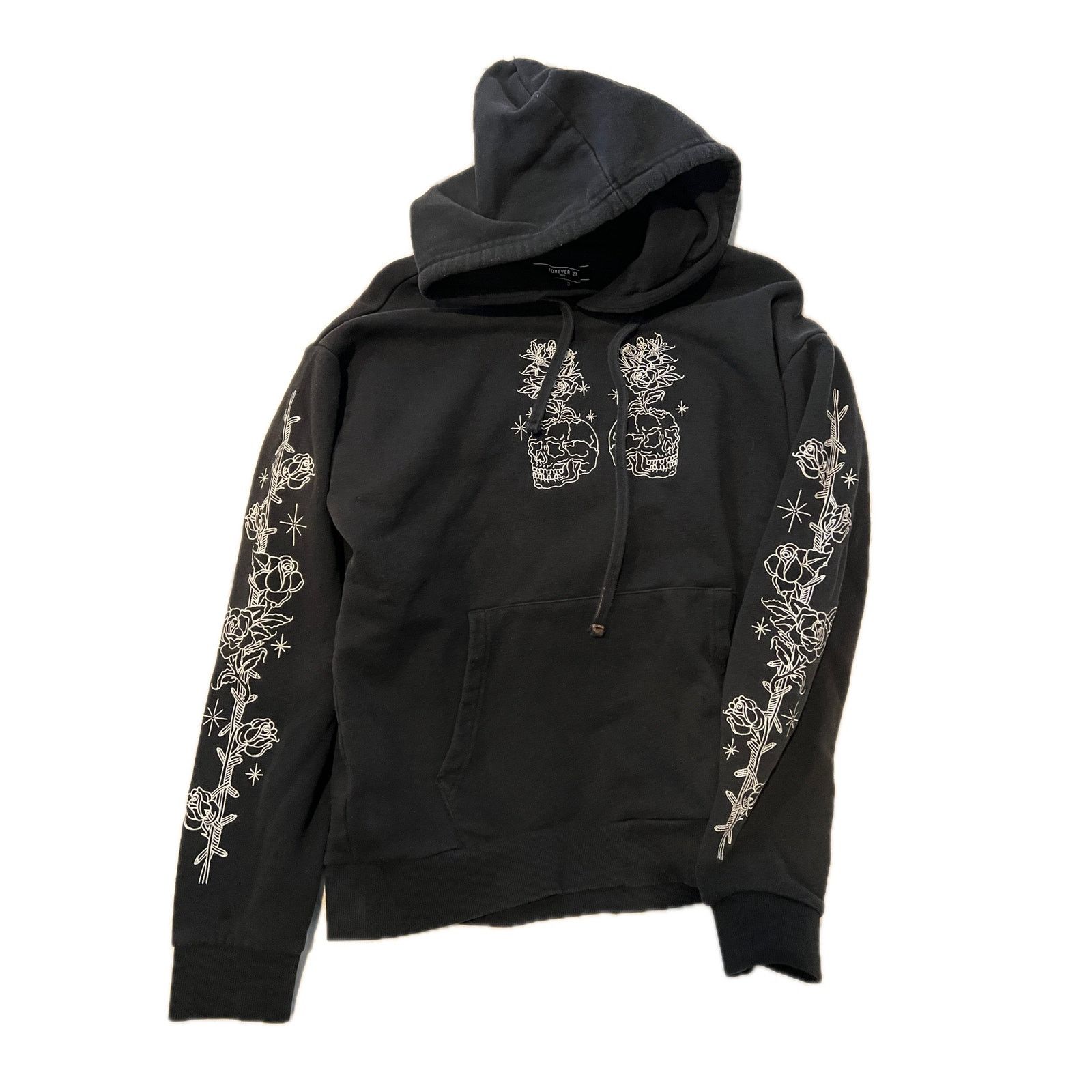 Forever 21 Forever 21 Buena Suerte Para Siempre Skulls Hoodie Mens Med Size US M / EU 48-50 / 2 - 1 Thumbnail