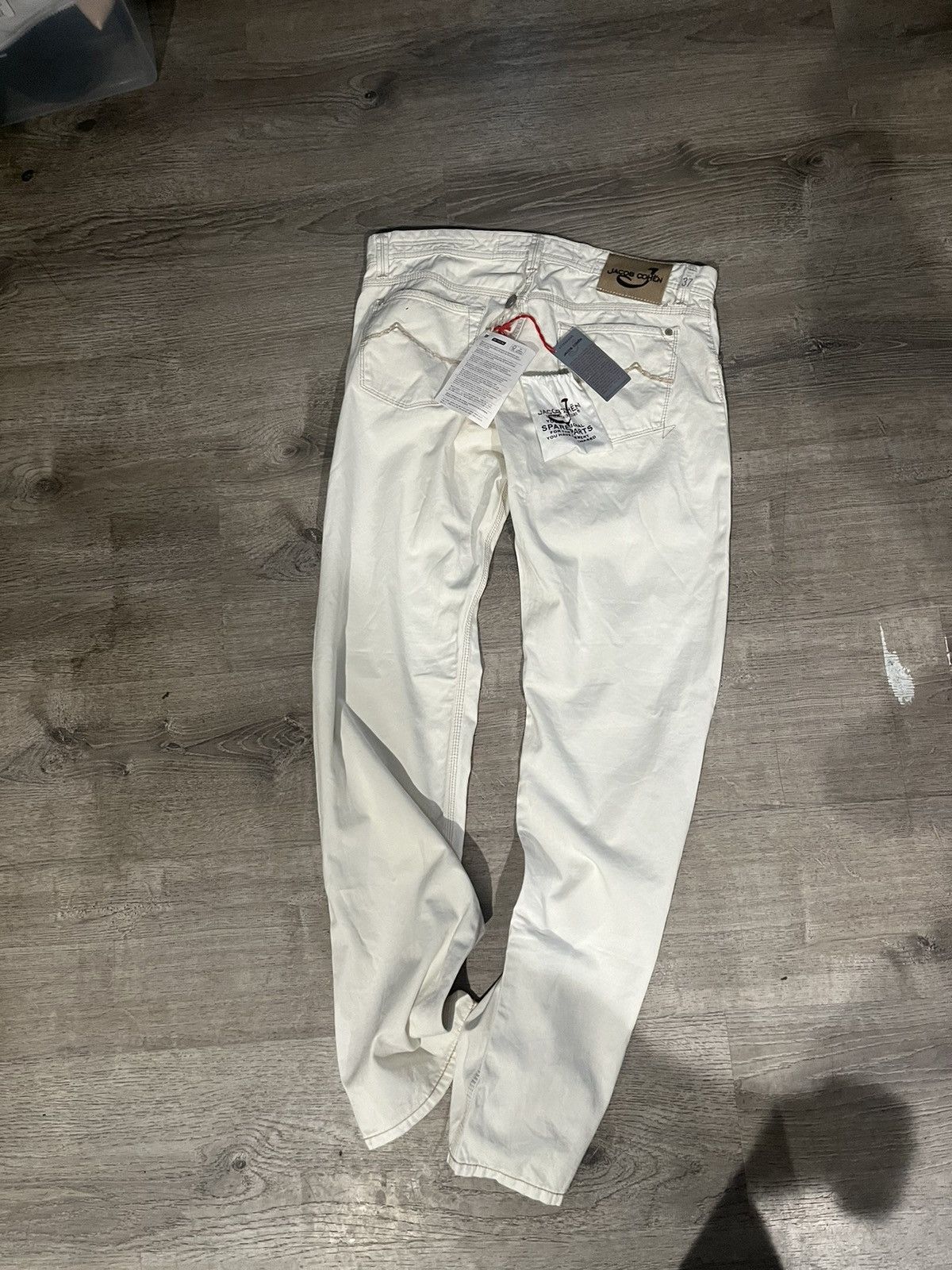 Jacob Cohen White pants Size US 37 - 2 Thumbnail
