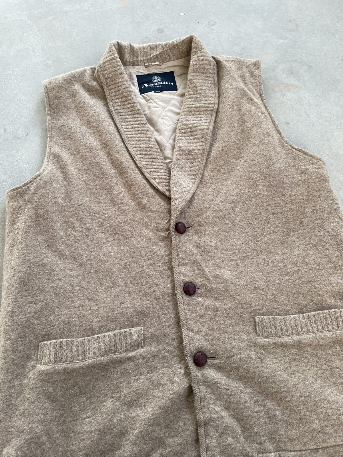 Aquascutum AQUASCUTUM LONDON GENTLEMAN VEST Size 44R - 2 Thumbnail