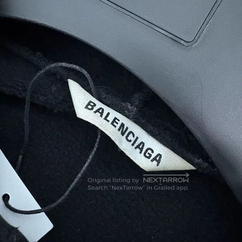 Balenciaga Balenciaga Castle Print Distressed Hoodie. Size US M / EU 48-50 / 2 - 3 Thumbnail