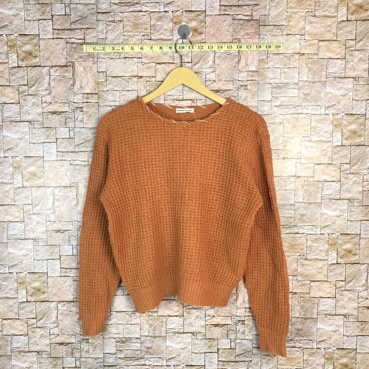 Mademoiselle Non Non Mademoiselle Bebel Orange Knitwear #A479 Size S / US 4 / IT 40 - 1 Thumbnail