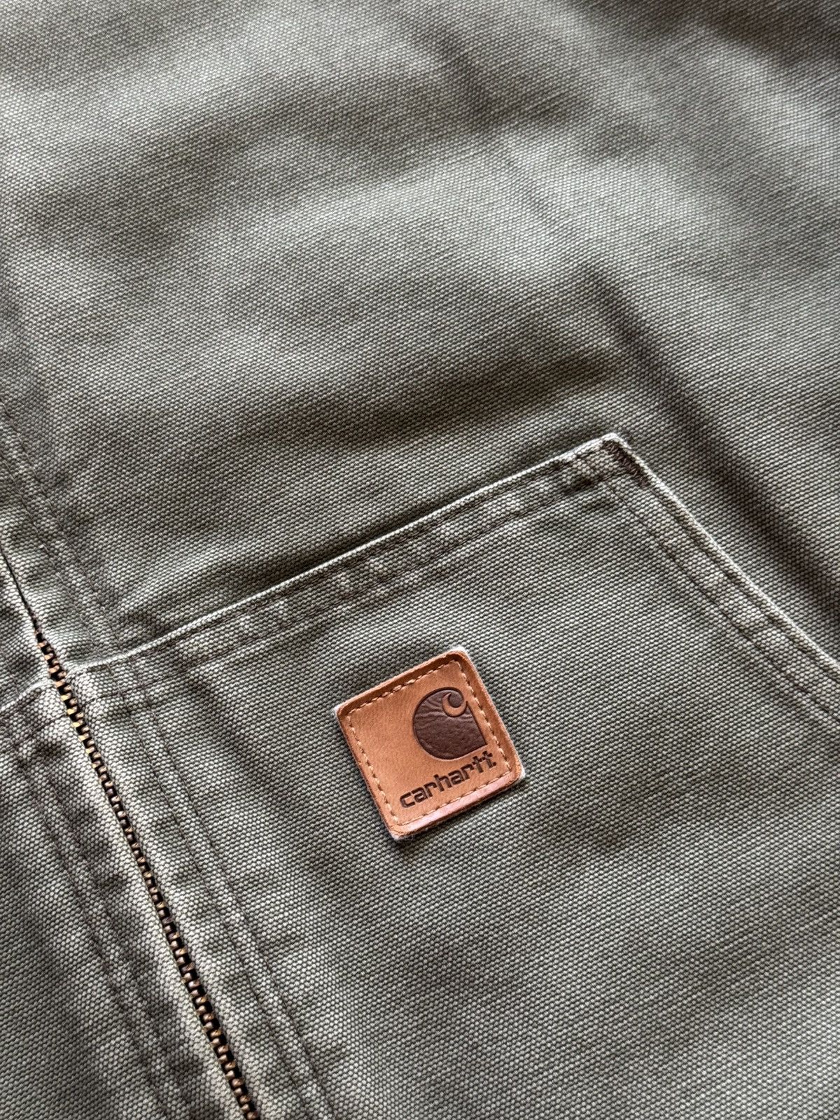 Carhartt Vintage Carhartt Moss Faded USA Active jacket Size US L / EU 52-54 / 3 - 3 Thumbnail