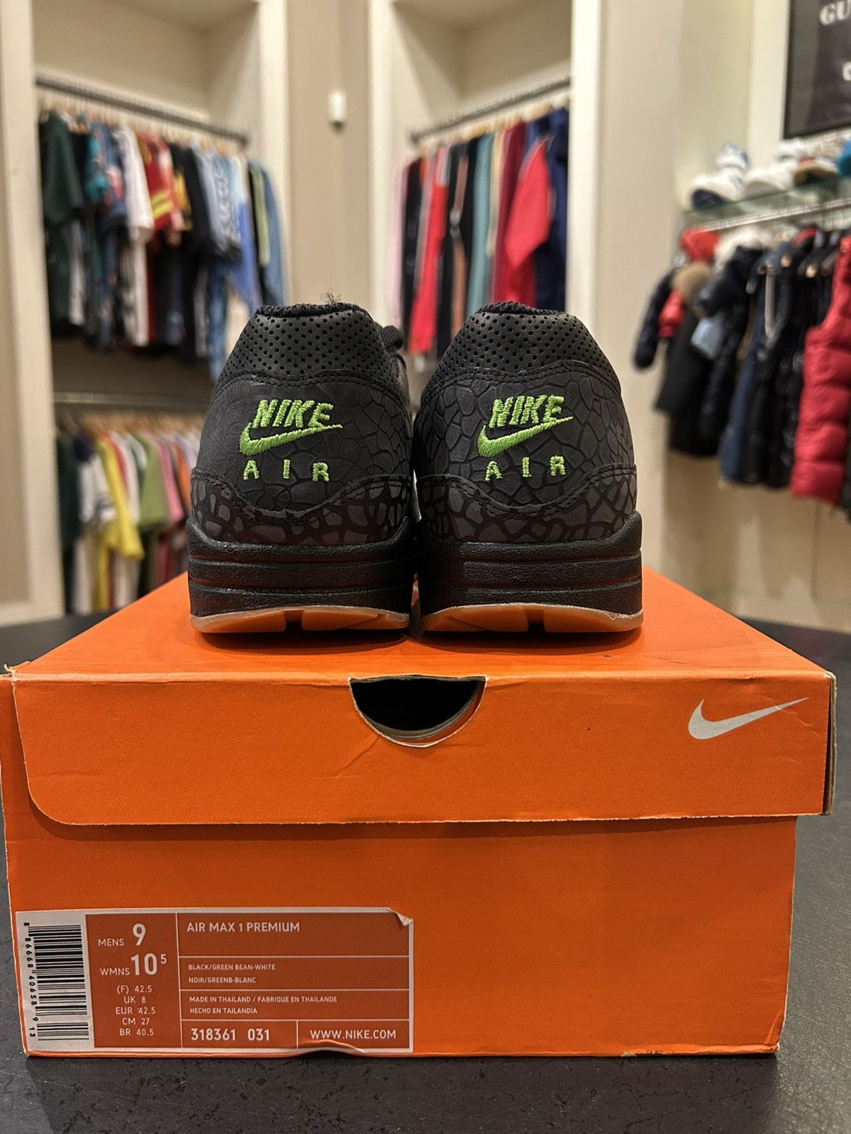 Nike Nike X Huf Air Max 1 ‘Hufquake’ Size US 9 / EU 42 - 3 Thumbnail
