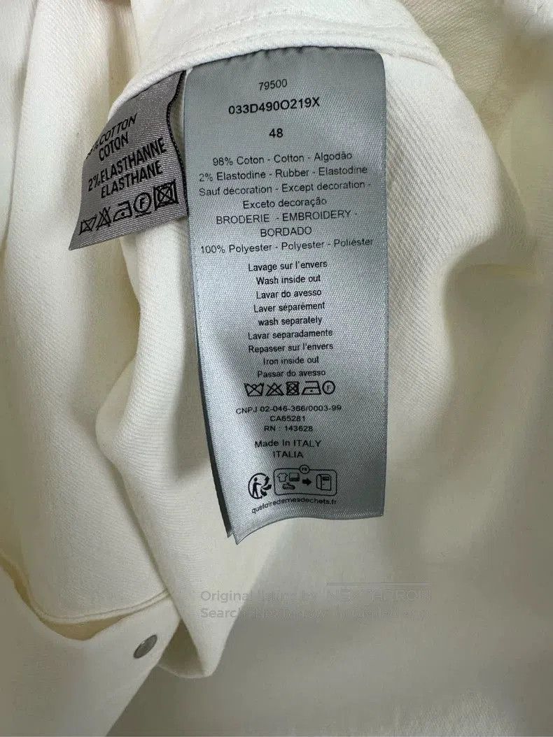 Dior Dior CD Diamond Embroidered Denim Jacket. Size US L / EU 52-54 / 3 - 4 Thumbnail