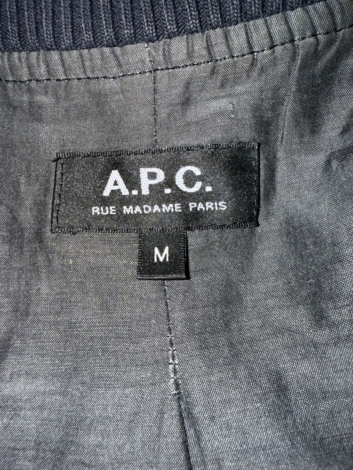 A.P.C. A.P.C. Cotton Bomber Jacket — Dark Navy Size US M / EU 48-50 / 2 - 3 Thumbnail