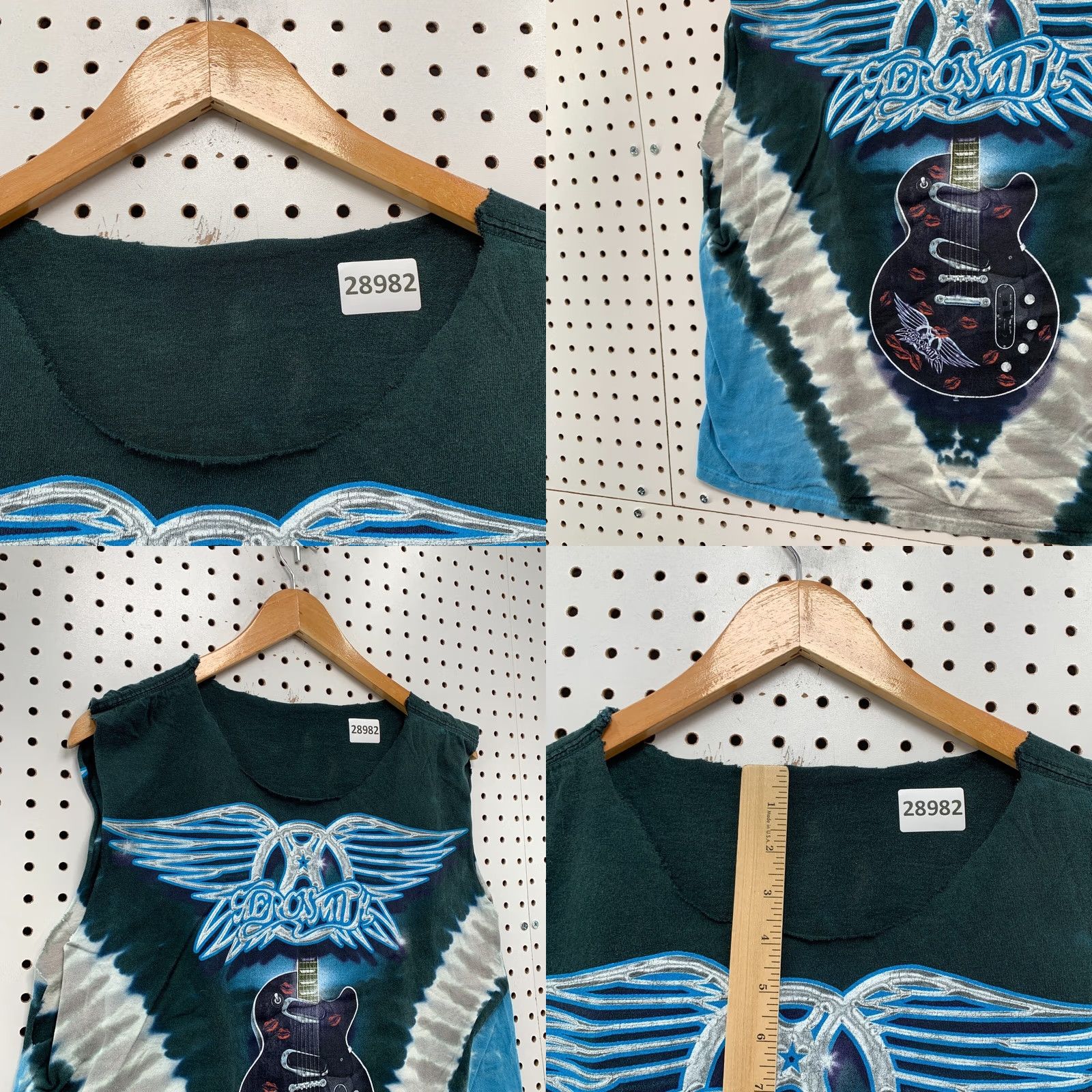 Liquid Blue VINTAGE Liquid Blue shirt Mens S sleeveless Aerosmith Band 20x23.5 Blue Cotton Crew Neck Shirt Mens Boys? Size US S / EU 44-46 / 1 - 8 Thumbnail