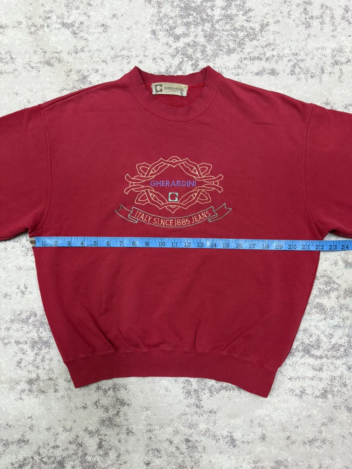 Vintage Vintage 90s Gherardini Italy Embroidery Spellout Sweatshirt Size US S / EU 44-46 / 1 - 15 Thumbnail
