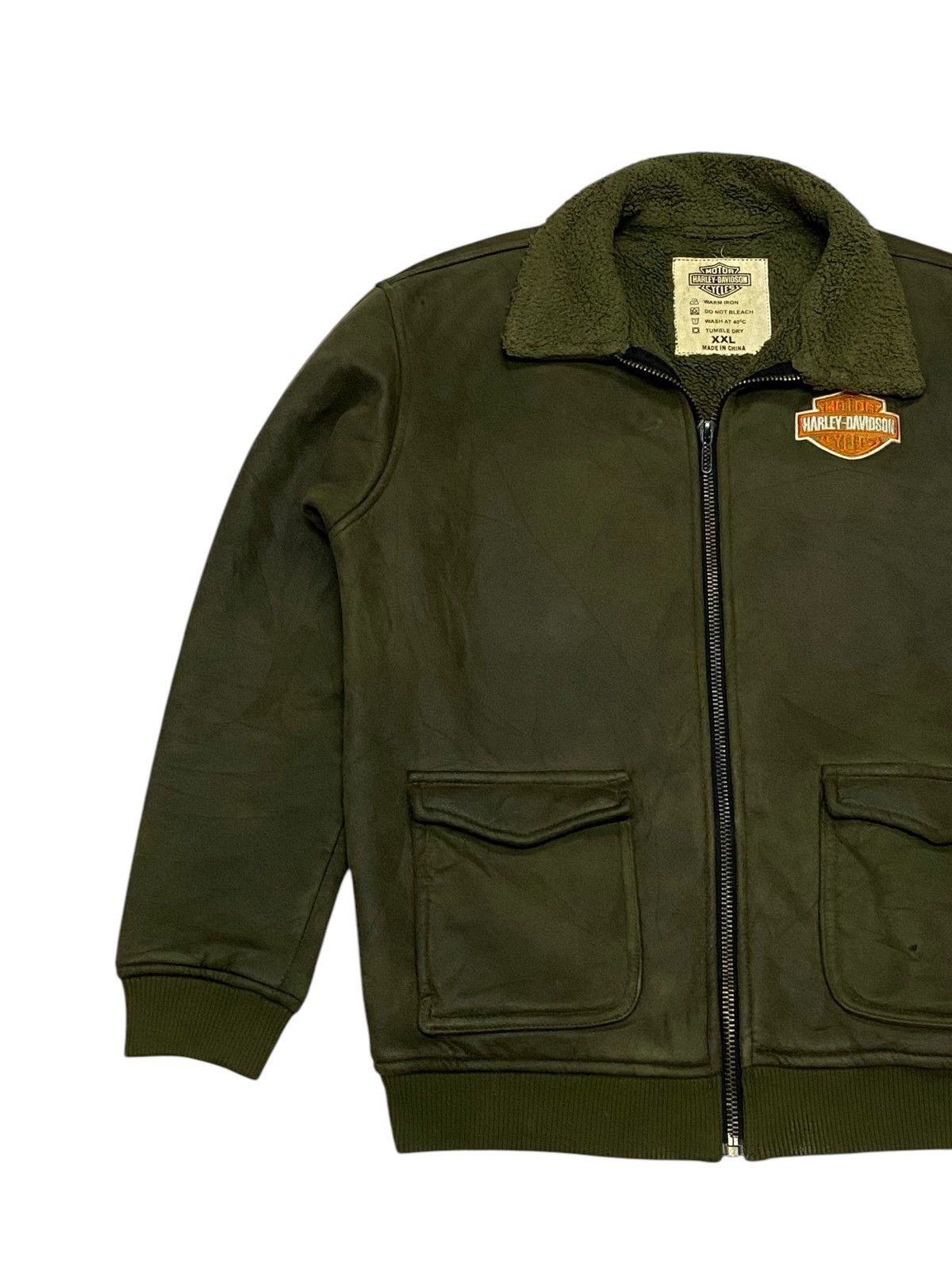 Harley Davidson Harley Davidson Double Pocket Bomber Jacket Size US L / EU 52-54 / 3 - 11 Thumbnail