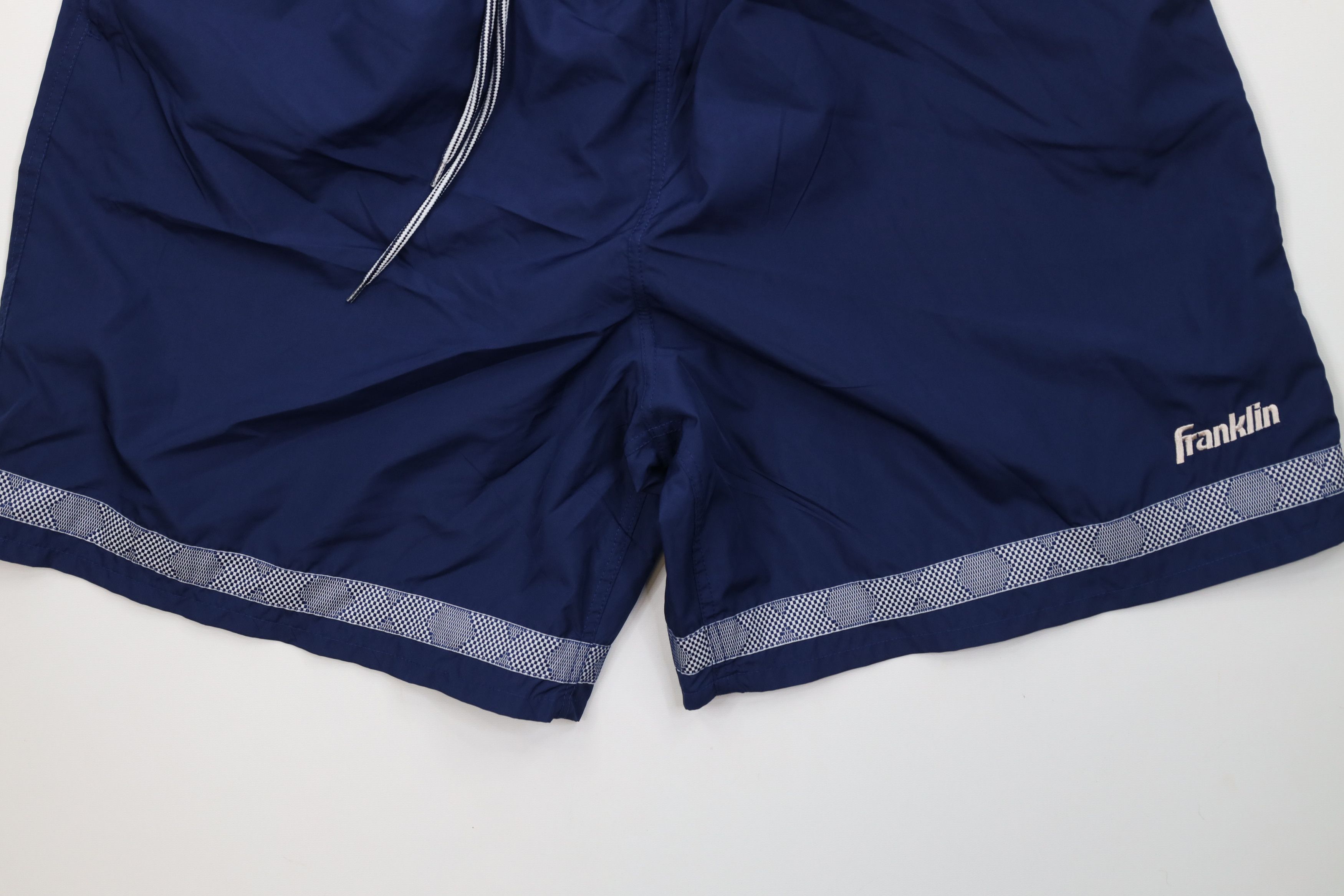 Vintage Vintage 90s Streetwear Running Jogging Soccer Shorts Blue Size US 36 / EU 52 - 4 Thumbnail