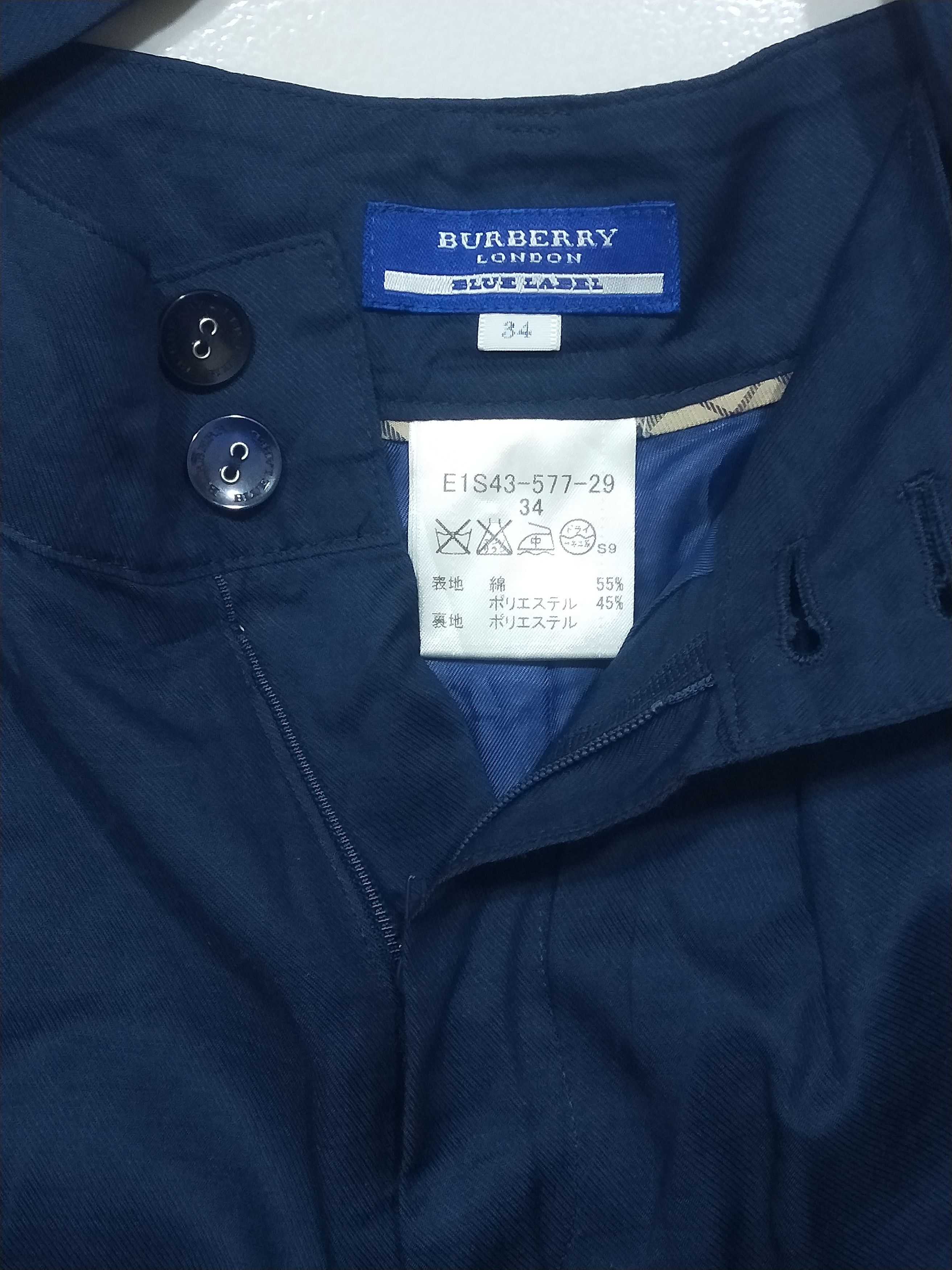Burberry × Vintage Vtg Burberry Blue Label Size 26" / US 2 / IT 38 - 5 Thumbnail