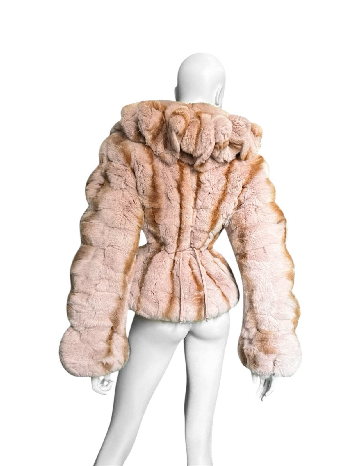 Roberto Cavalli Runway Roberto Cavalli fitted fur coat / jacket Size S / US 4 / IT 40 - 3 Thumbnail