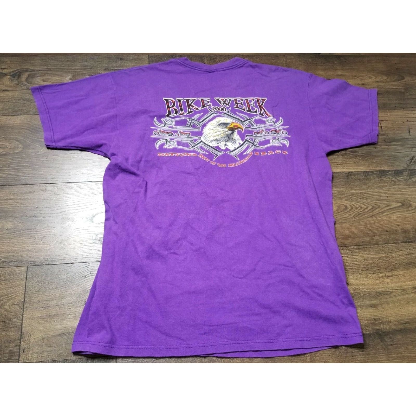 Doublet VINTAGE Bike Week Daytona Beach T-Shirt Mens XL Double-Sided 2000s 90s Motorcyle Size US XL / EU 56 / 4 - 2 Thumbnail