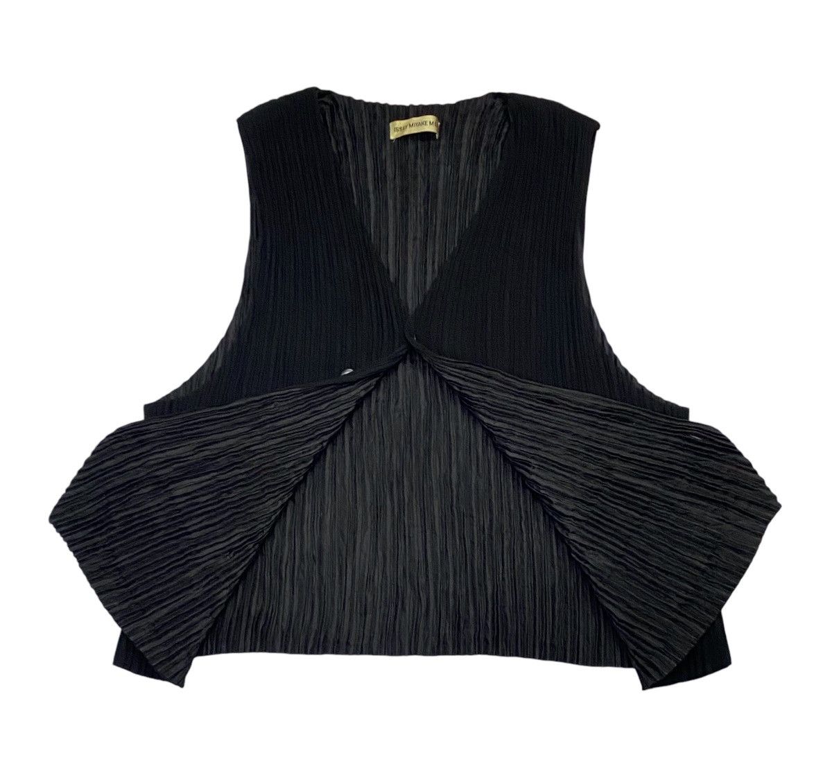 Issey Miyake 🔥Issey Miyake Men Pleated Button Ups Vest Size US M / EU 48-50 / 2 - 6 Thumbnail