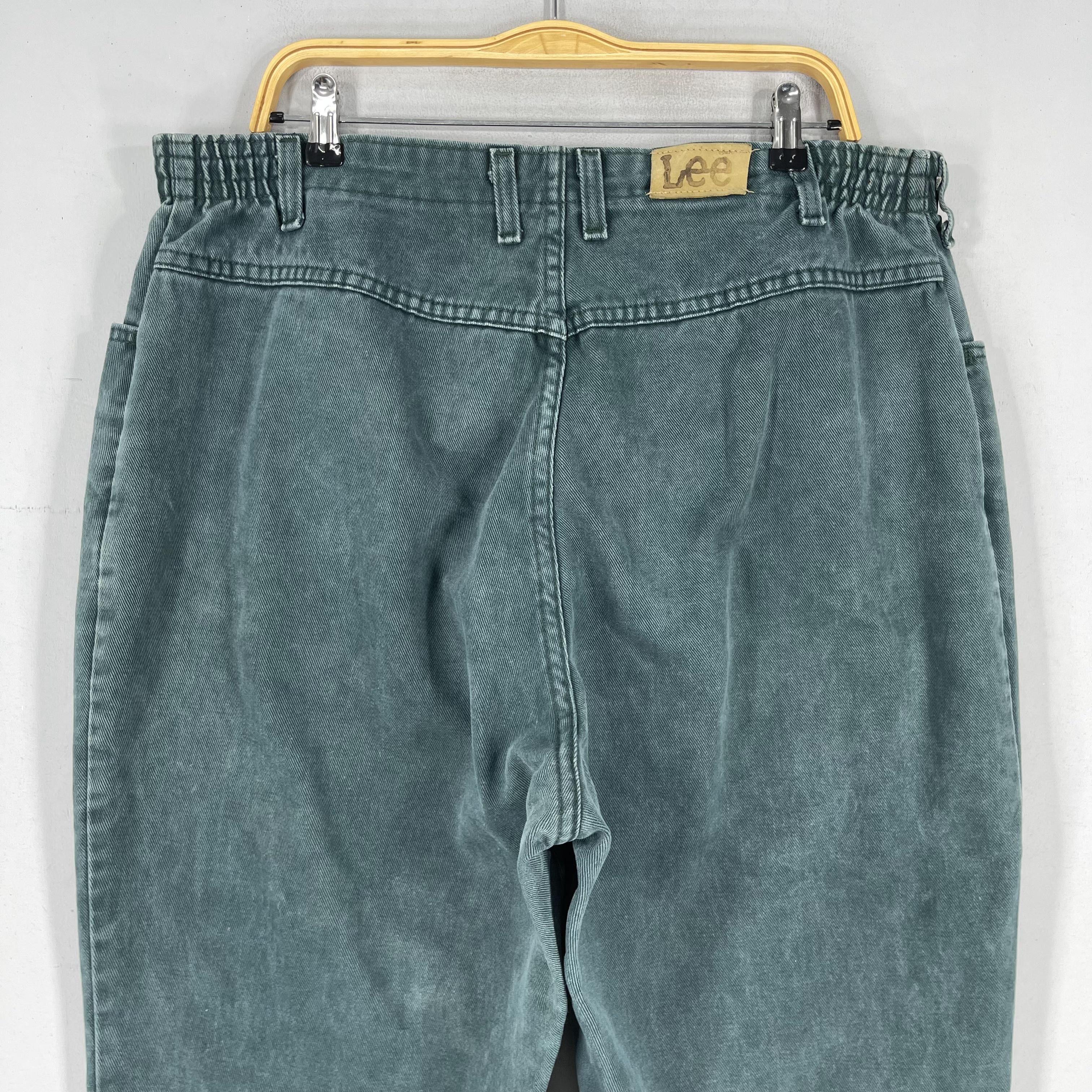 Lee × Vintage Size 37 Vintage Distressed Lee High Waisted Petite Jeans Size 37" - 9 Thumbnail