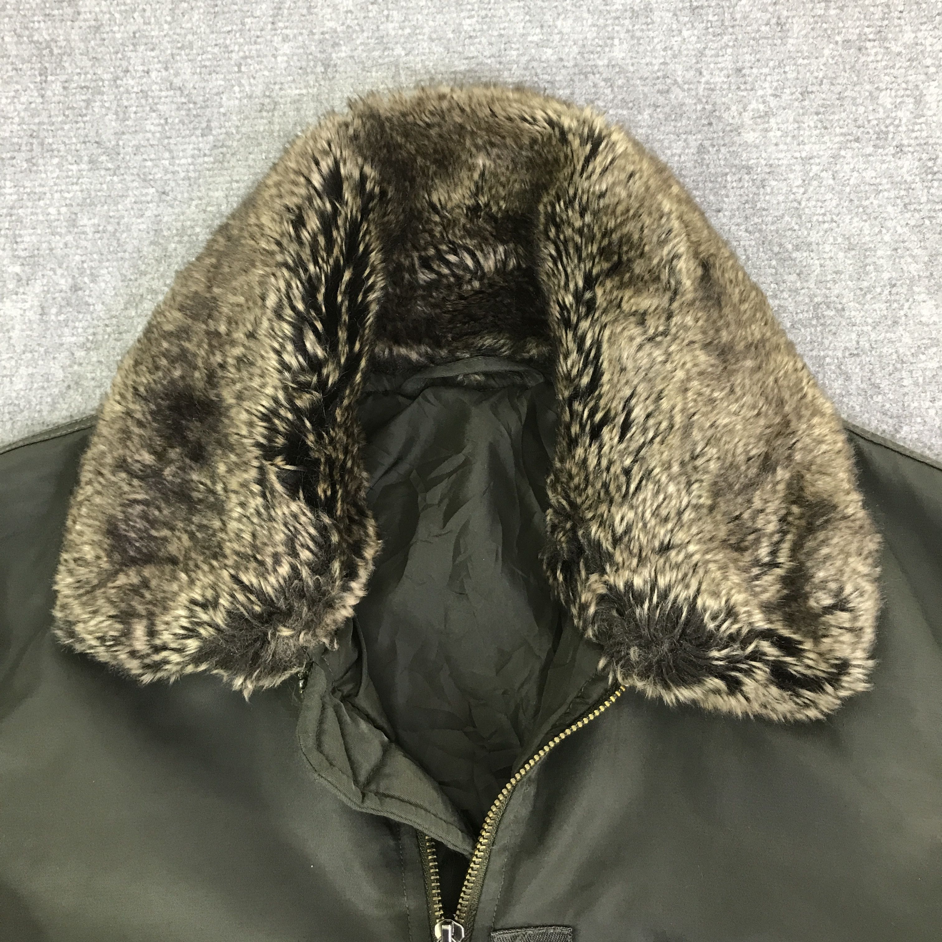 Japanese Brand JAPANESE BRAND GU FUR COLLAR BOMBER JACKET K99B4 Size US L / EU 52-54 / 3 - 8 Thumbnail
