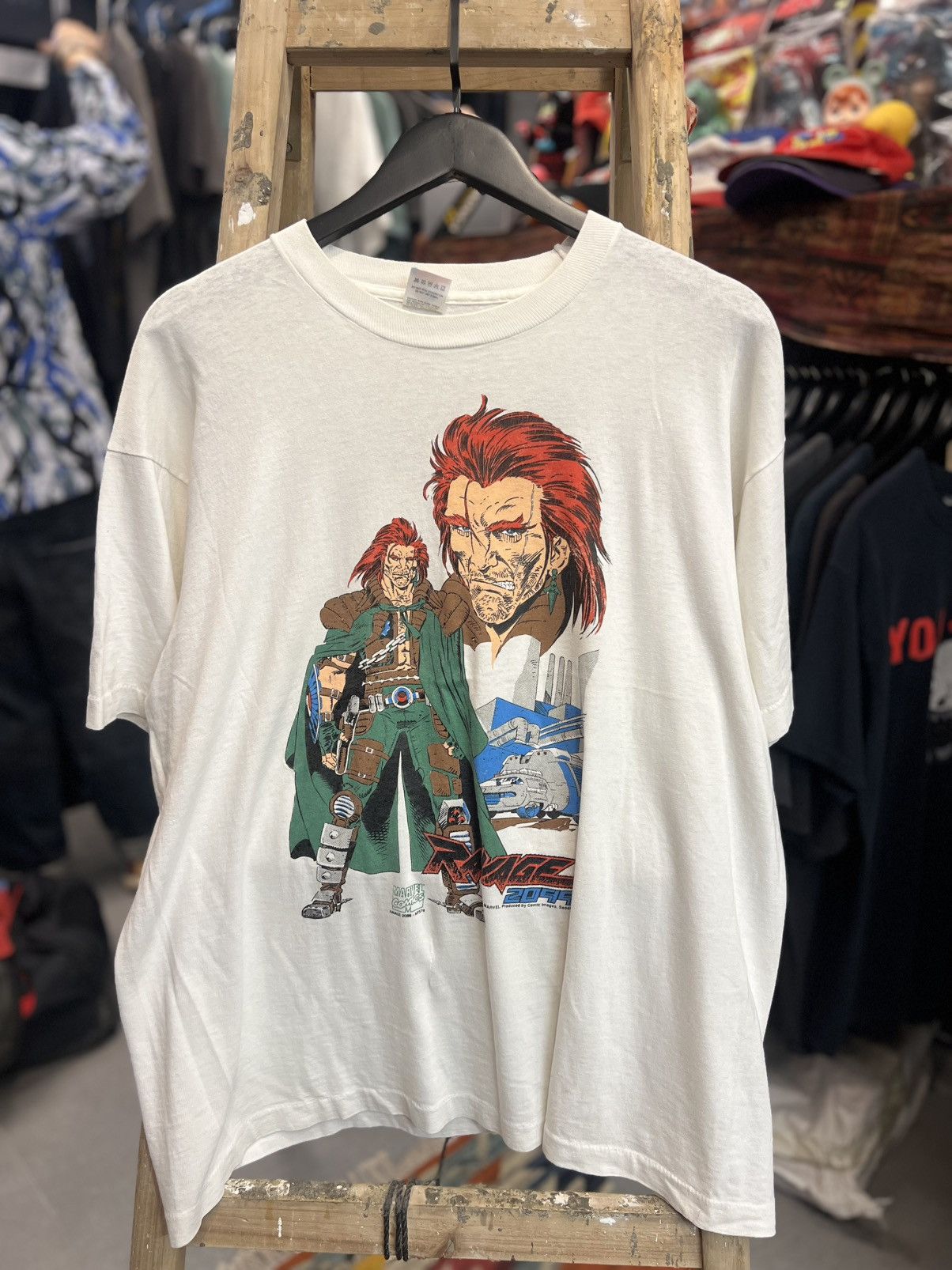 Cartoon Network × Marvel Comics × Vintage Vintage Marvel Comics "Ravage 2099" Shirt XL Size US XL / EU 56 / 4 - 1 Thumbnail