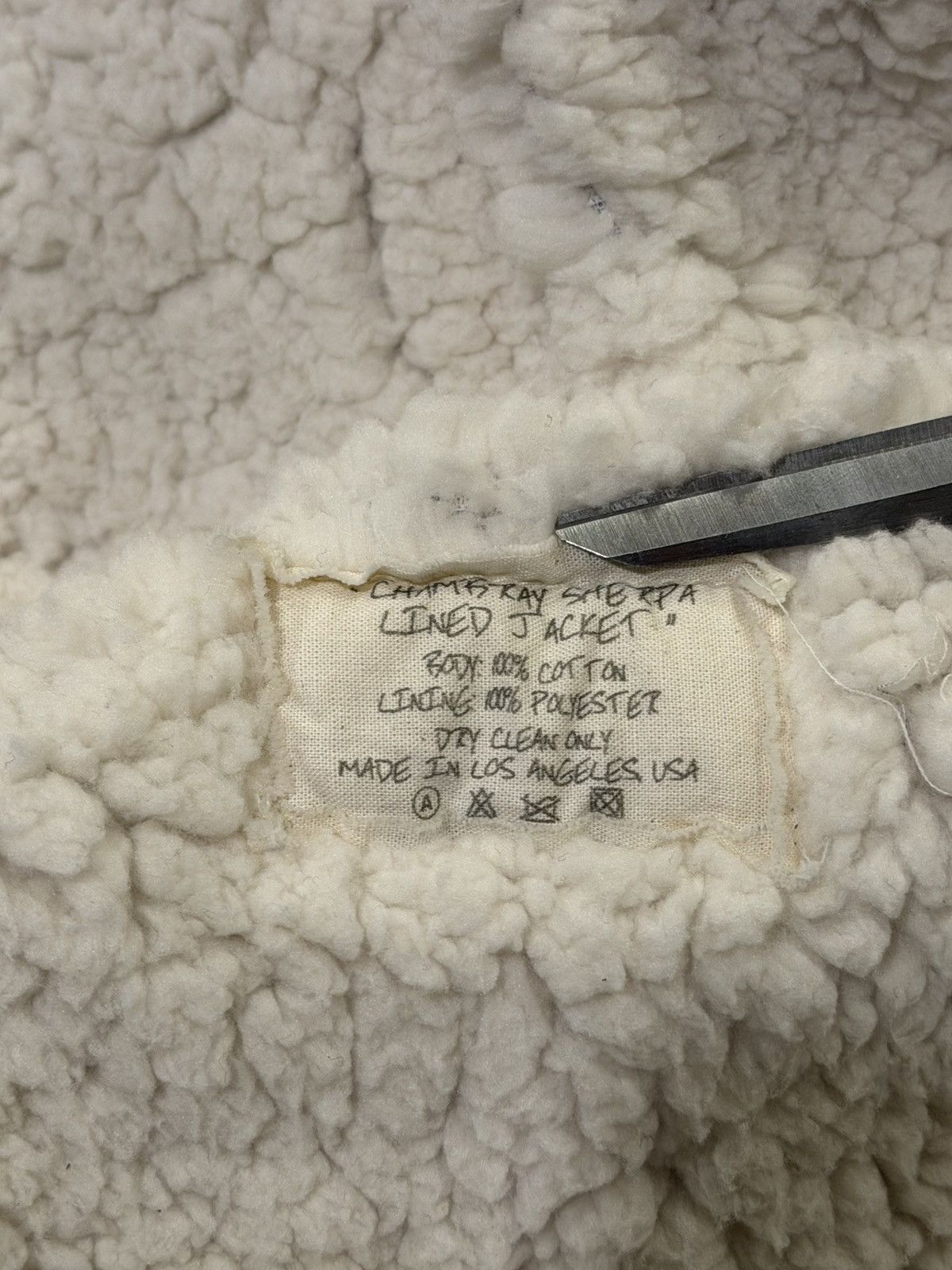 Greg Lauren Greg Lauren SS25 Blue Chambray Sherpa Lined Jacket Size US XL / EU 56 / 4 - 16 Thumbnail