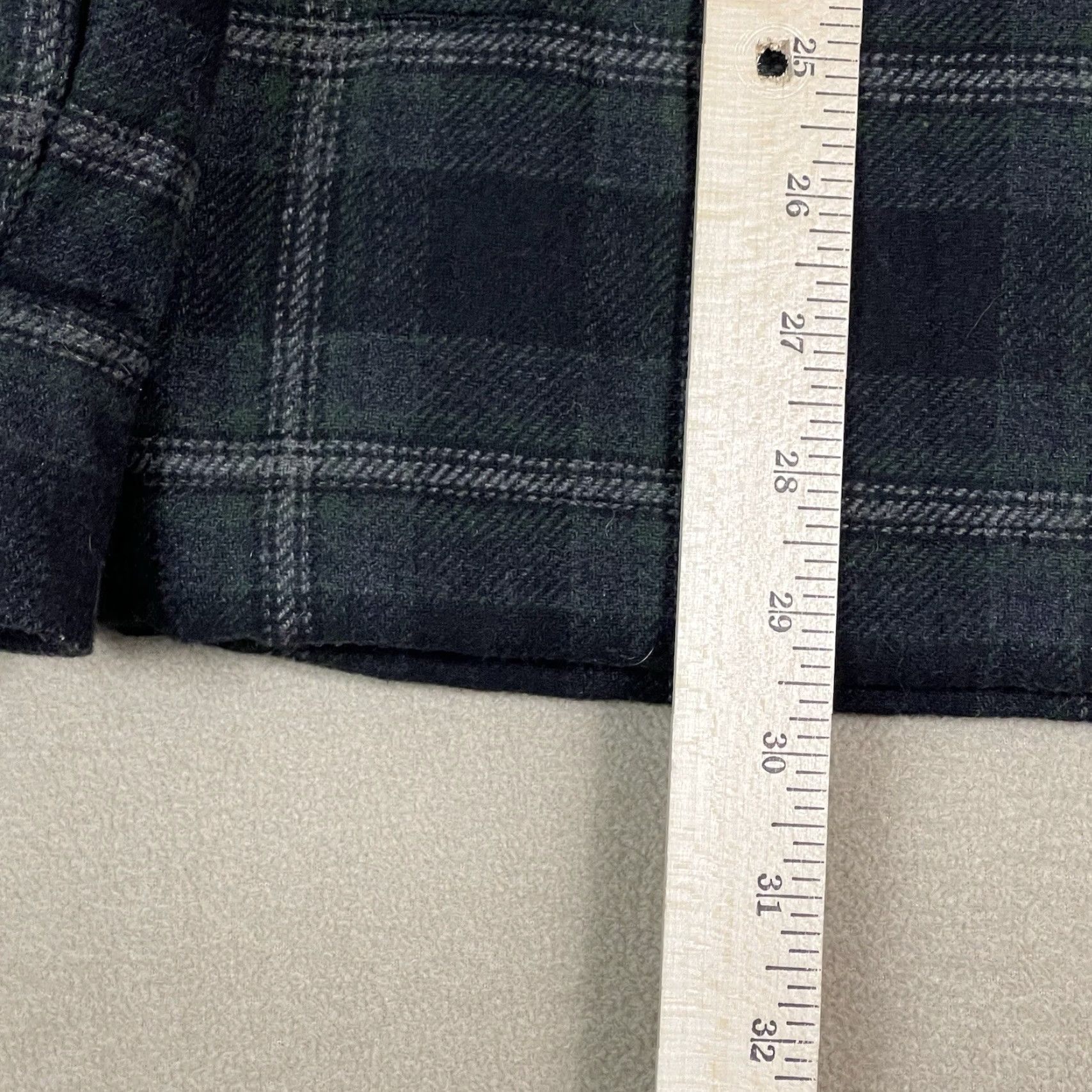 Roark Roark Mens Jacket Heavyweight Gray Green Plaid Sherpa Lined Utility Military Style Jacket M Men Size US M / EU 48-50 / 2 - 6 Thumbnail