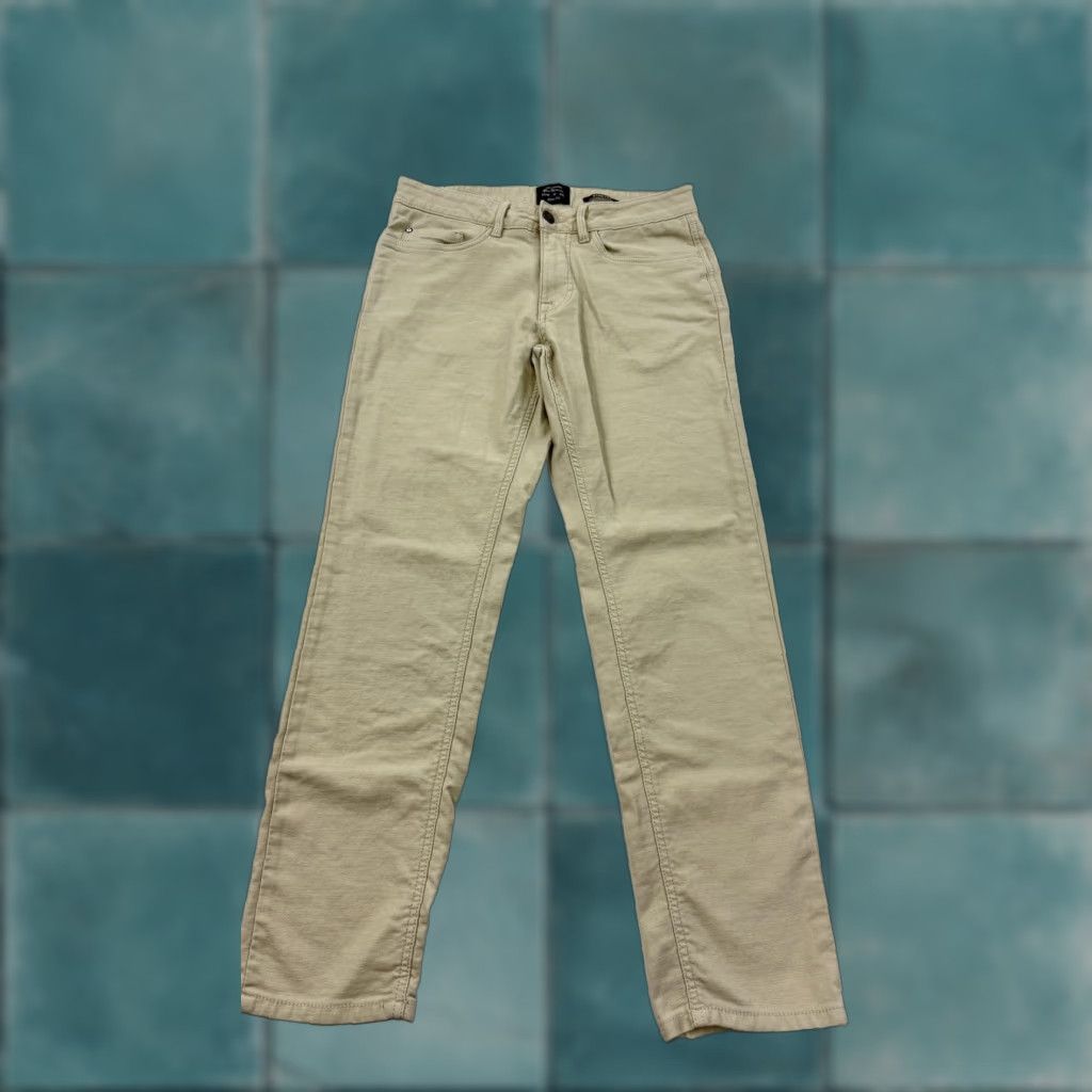 Ben Sherman Ben Sherman Pants Mens 30x30 Beige Slim Fit Stretch Chino Flat Front Casual Size US 30 / EU 46 - 1 Thumbnail