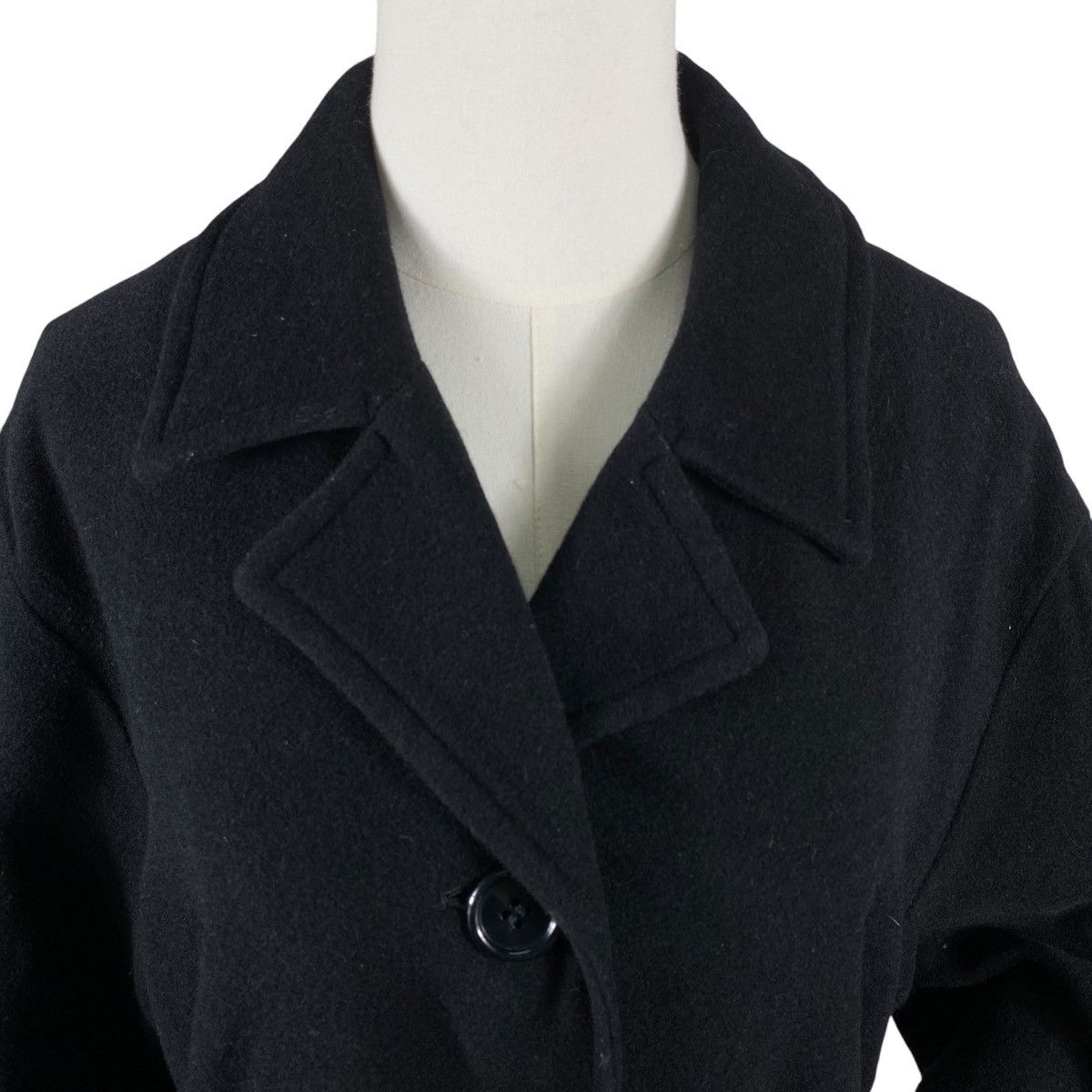 Vintage × Y's × Yohji Yamamoto Vintage 80s Yohji Yamamoto Workshop Long Coat Jacket Size M / US 6-8 / IT 42-44 - 3 Thumbnail