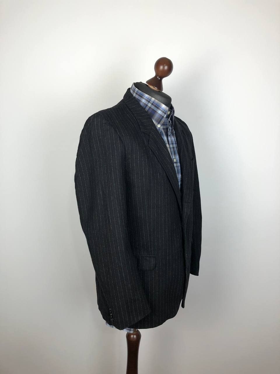Guy Laroche Guy Laroche Paris Wool Blazer Jacket Striped Navy size 52 Size 52R - 5 Thumbnail