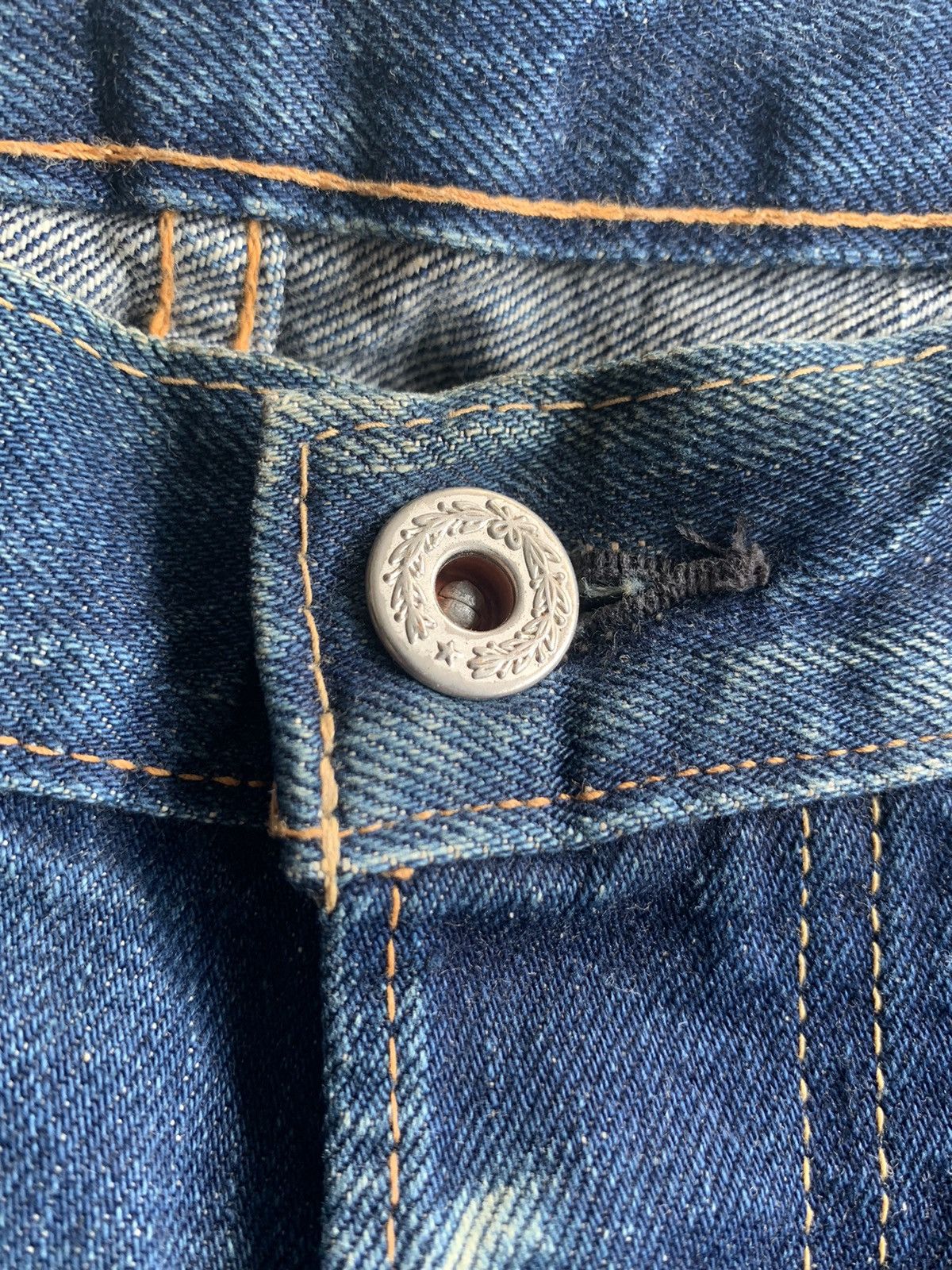 Sugar Cane VINTAGE SUGAR CANE SELVEDGE BUCKLE BACK BAGGY JAPANESE DENIM Size US 34 / EU 50 - 18 Thumbnail