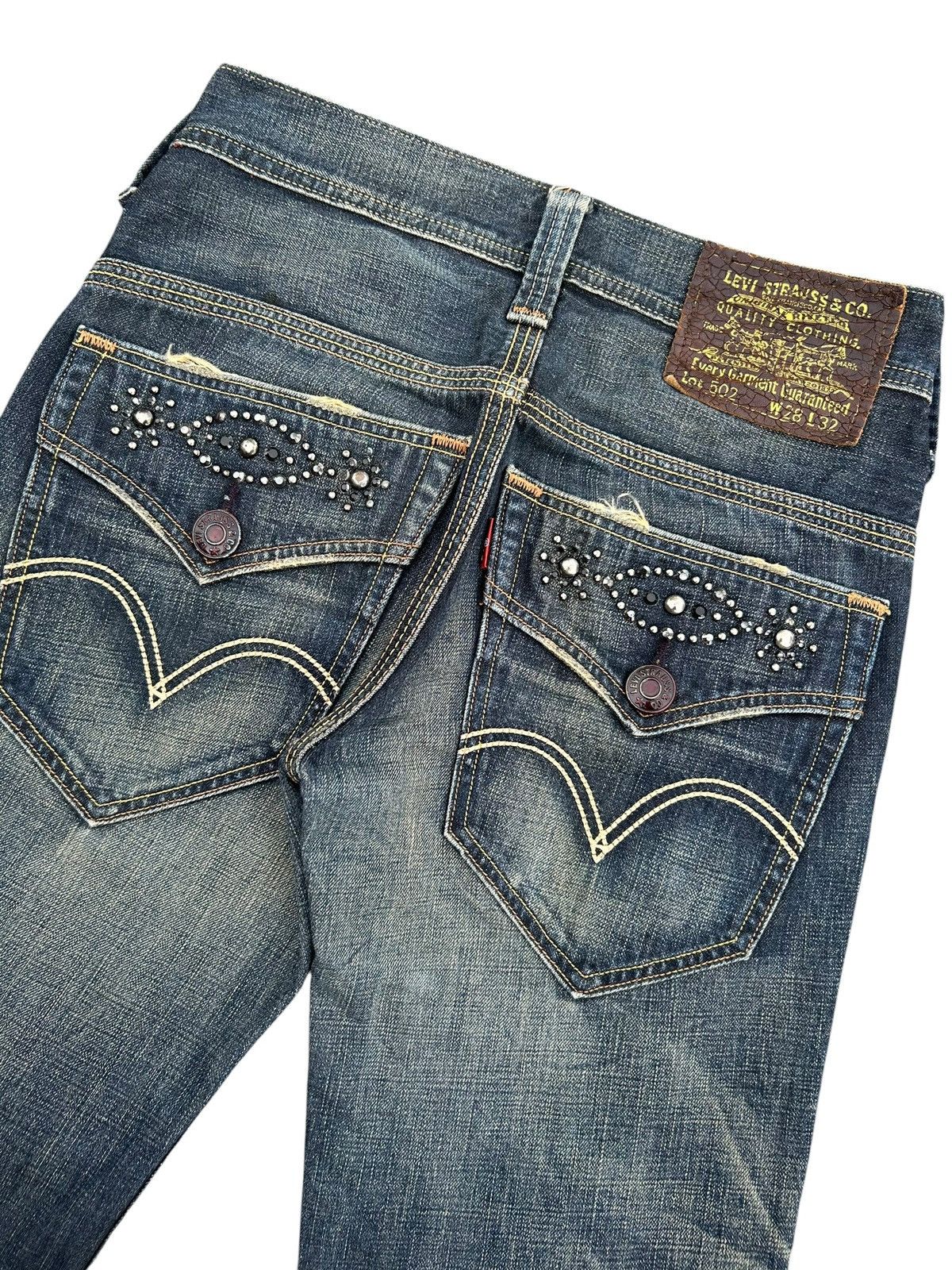 Kapital VINTAGE LEVIS HIPPIES STYLE RUSTY DISTRESSED DENIM JEANS Size US 30 / EU 46 - 6 Thumbnail