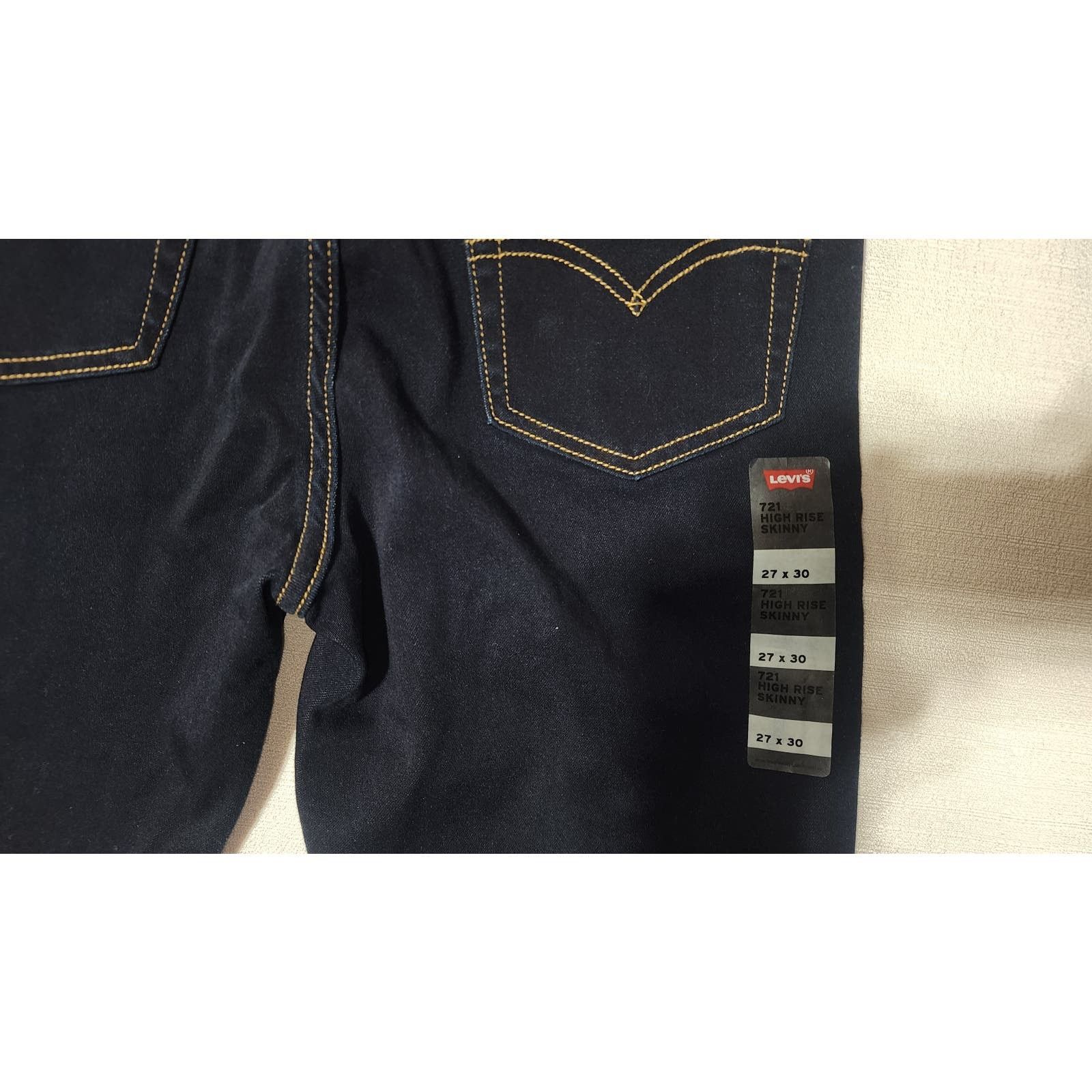 Levi's Levi's 721 high rise skinny jeans W27''xL30'' woman's Size 27" / US 4 / IT 40 - 6 Thumbnail