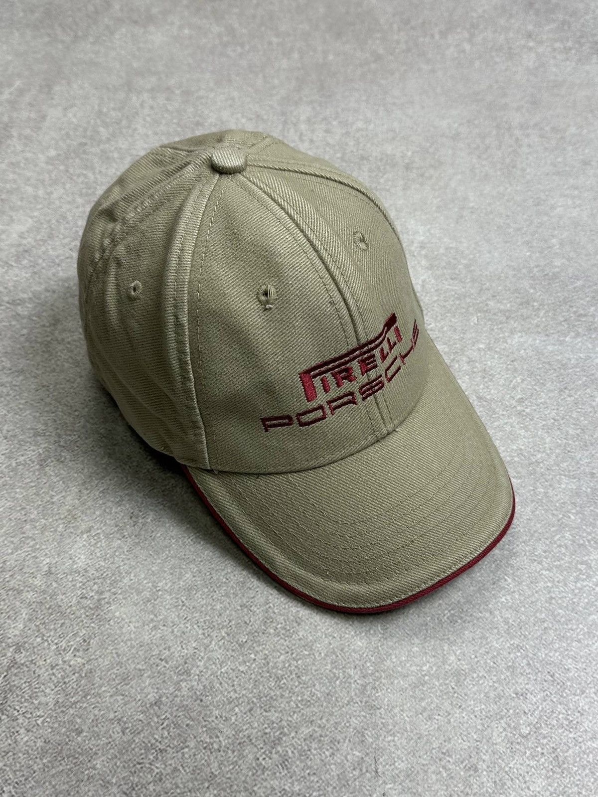 Porsche Design Vintage 90s Porsche Firelli Y2K Racing Cap Os Size ONE SIZE - 1 Thumbnail