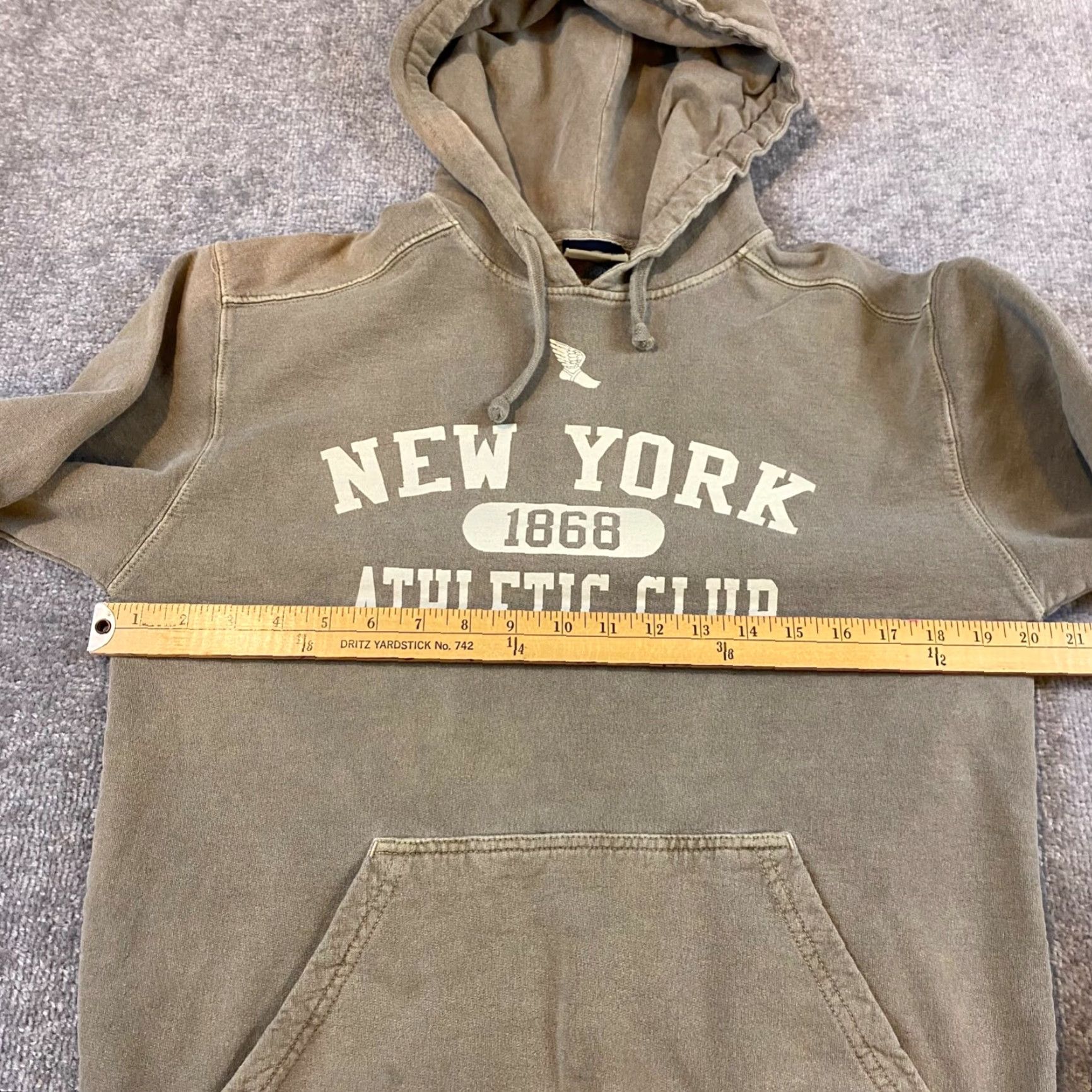 Champion Champion New York Athletic Club Hoodie Men Small Beige Brown 1868 NYAC Y2k READ* Size US S / EU 44-46 / 1 - 6 Thumbnail