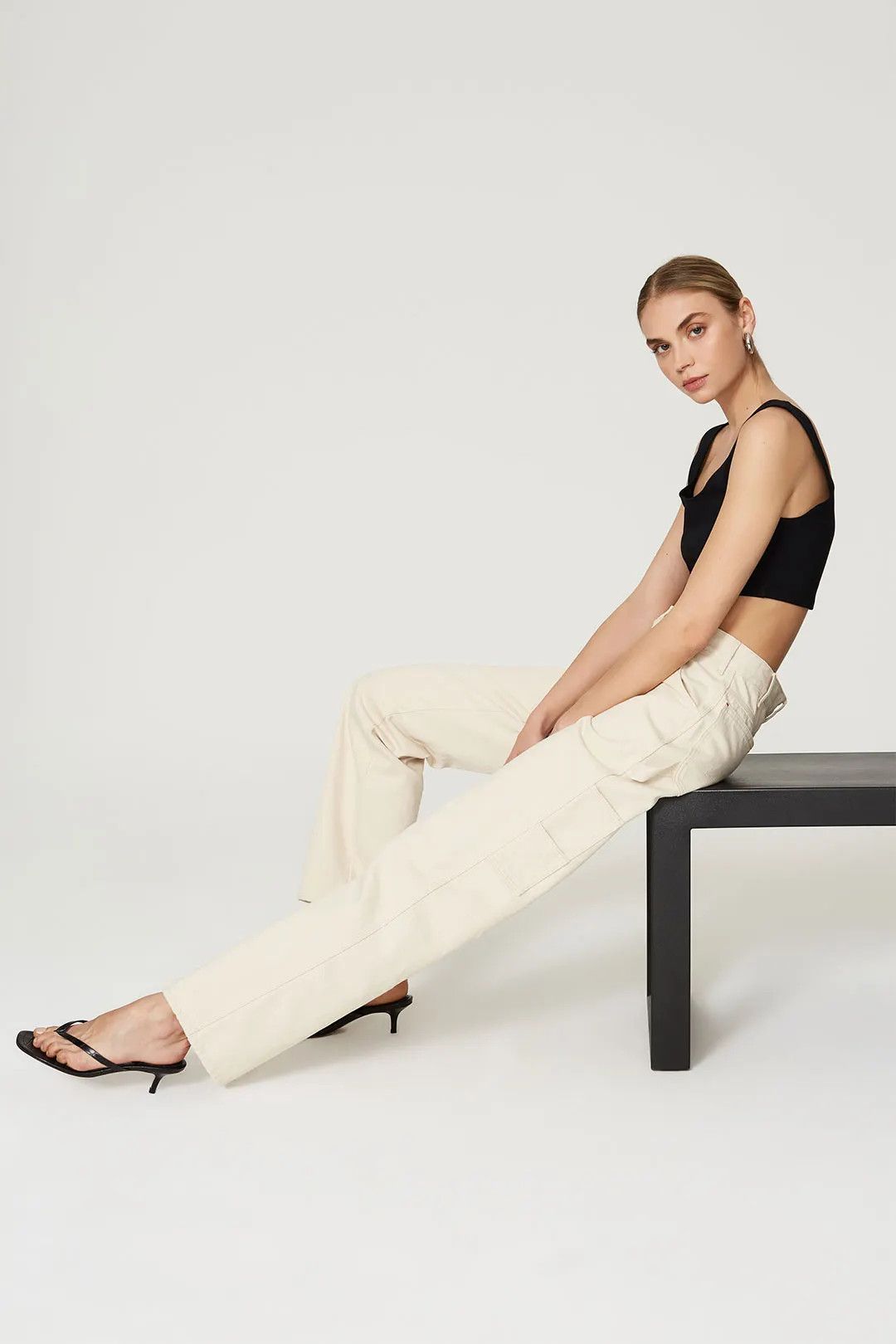Maison Margiela o1y0625 Casual Pant in Ivory Size 27" / US 4 / IT 40 - 5 Thumbnail