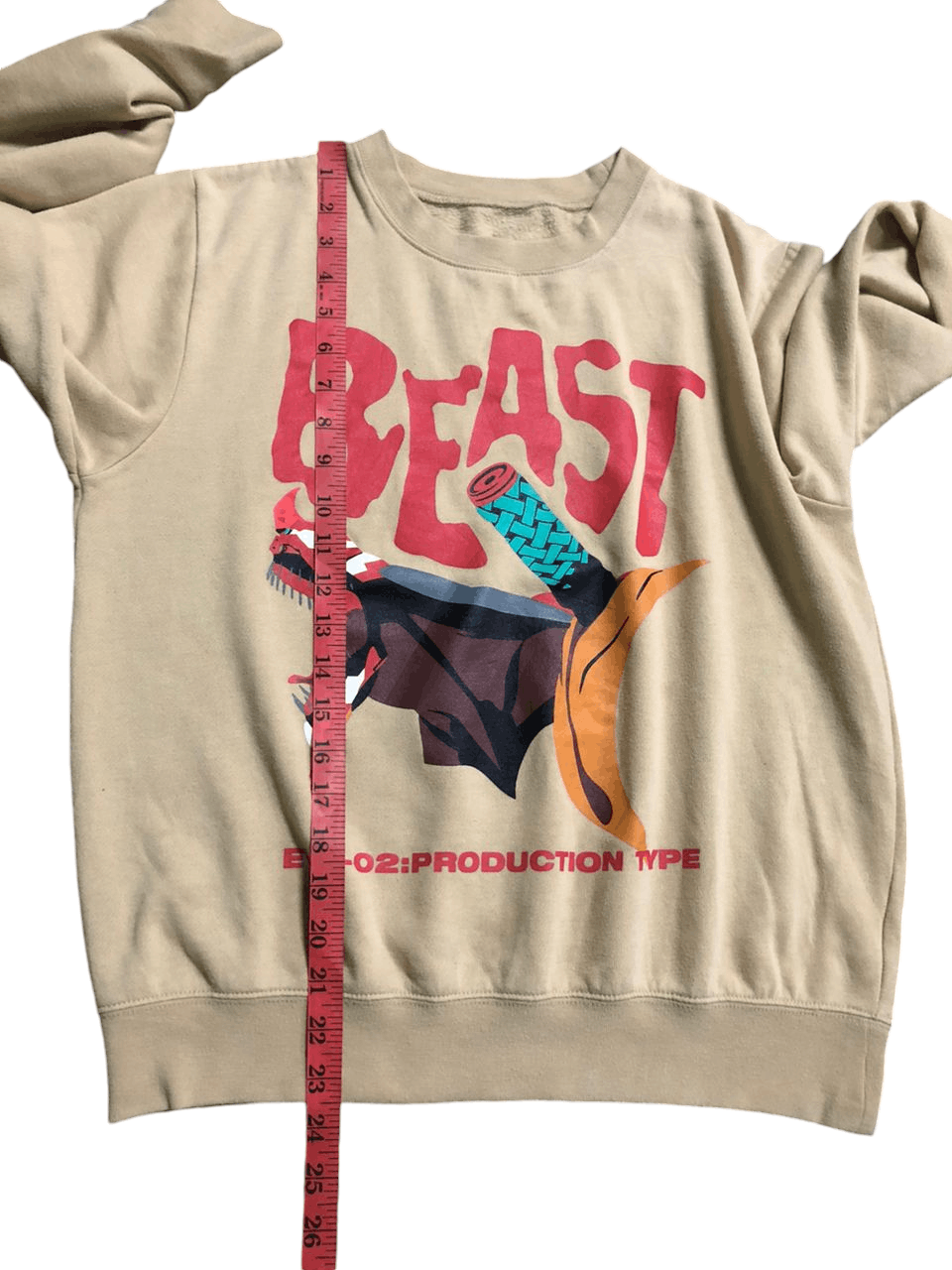 Anime The Beast Evagenlion 2.0 by Sega Sweatshirt Size US M / EU 48-50 / 2 - 13 Thumbnail
