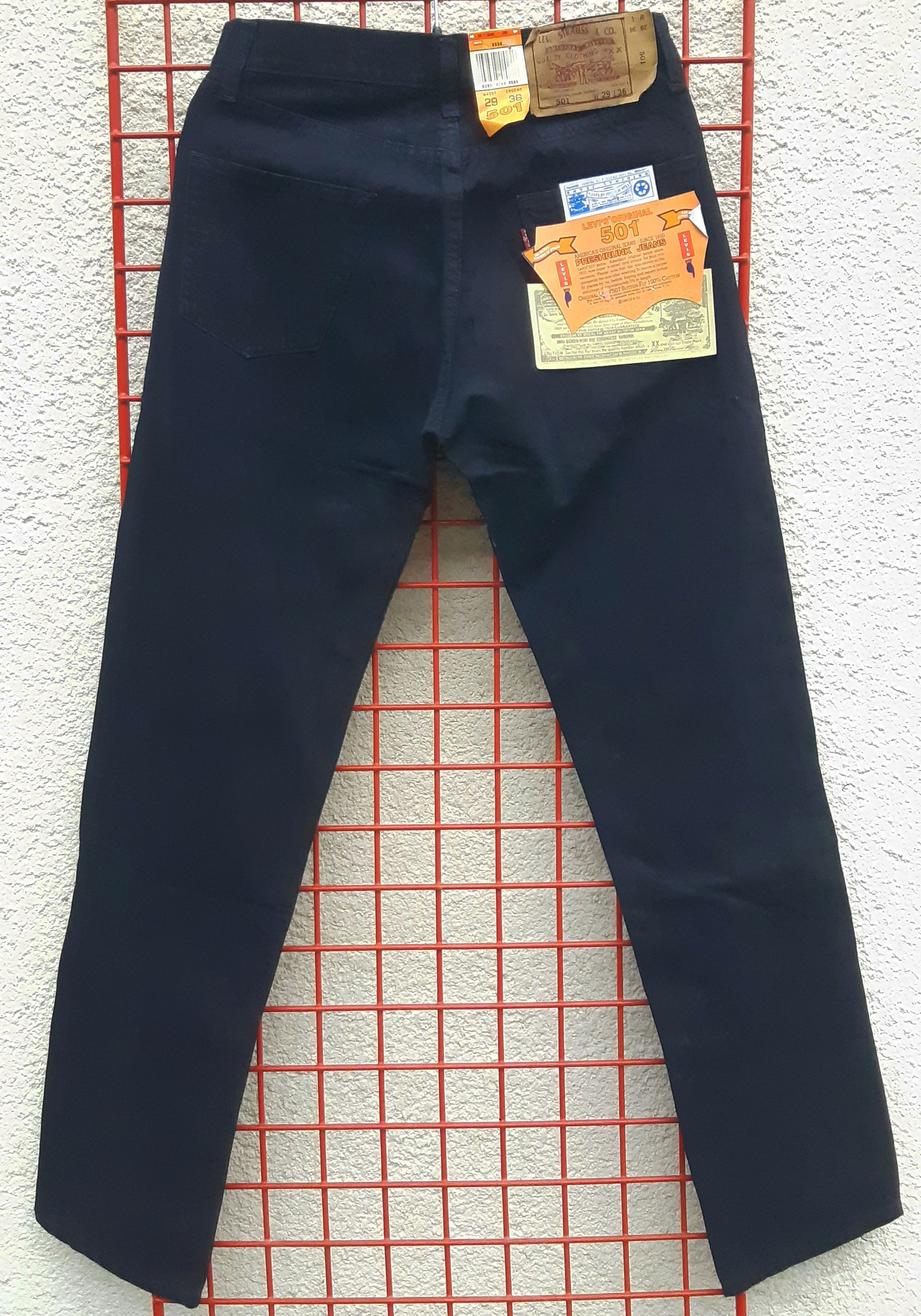 Levi's Vintage 90s LEVIS 501 Original Fit USA size W29/L36 NWT Size 29" - 2 Thumbnail
