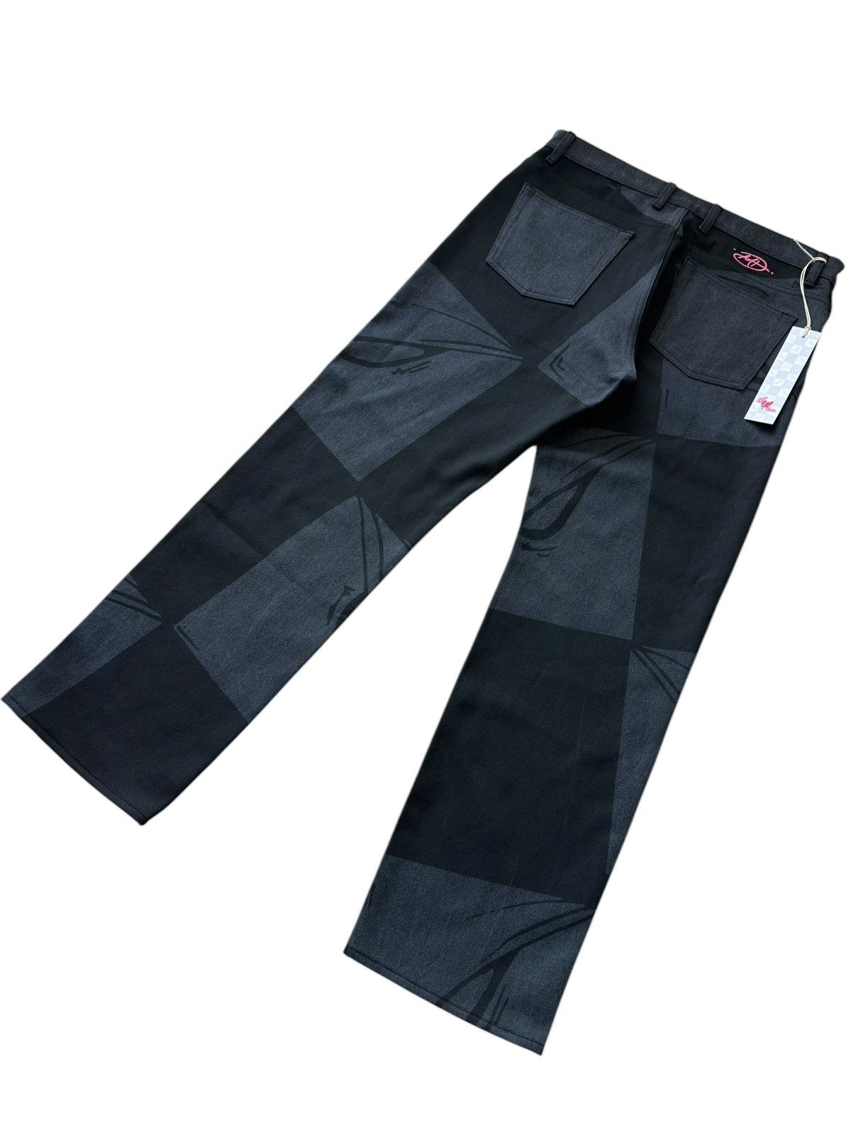 Matty Boy Matty Boy ‘99 Eyes’ Black Denim Jeans Size US 34 / EU 50 - 4 Thumbnail