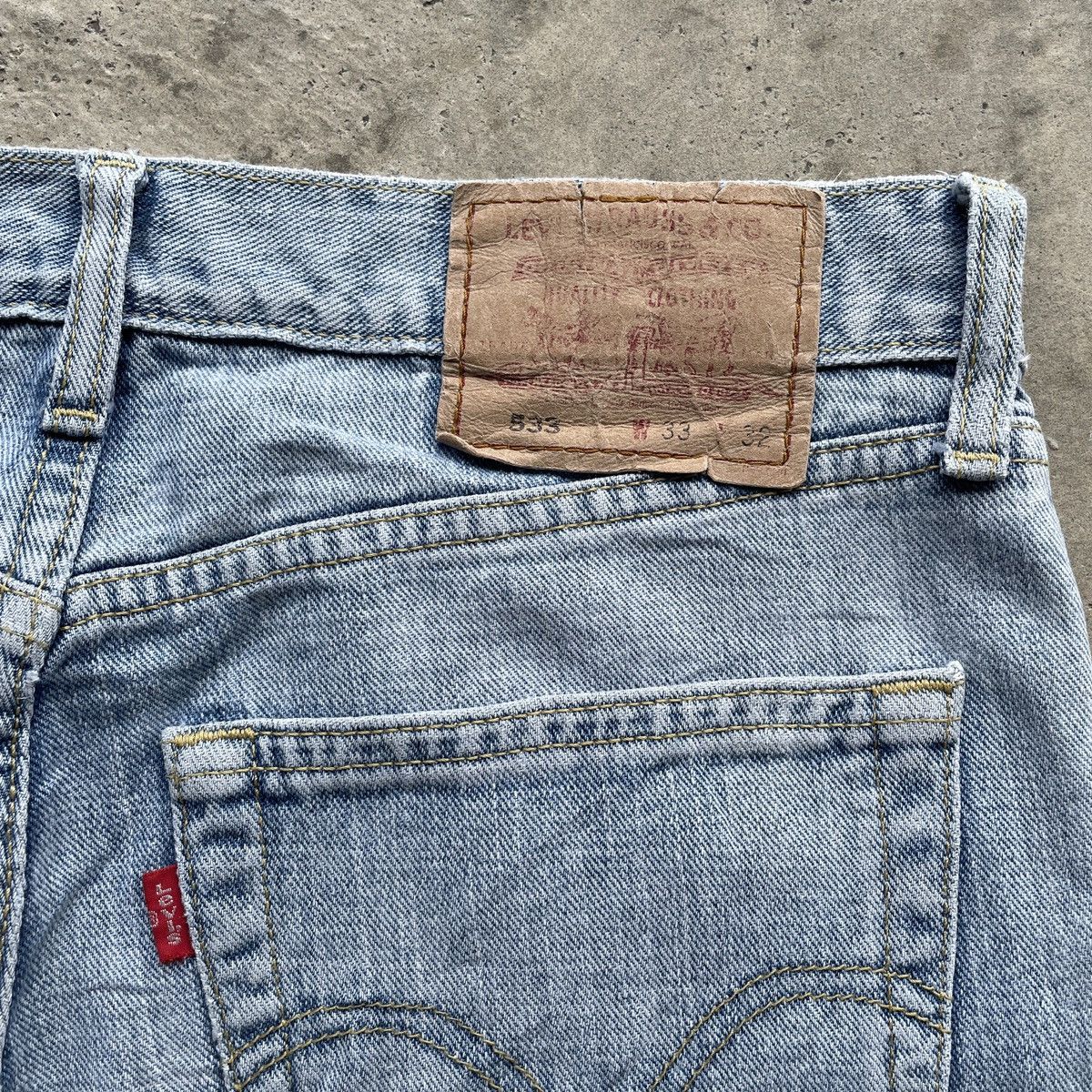Jean × Levi's × StraightFaded W32💥 Vintage Levis 533 Straight Faded Jeans Pants Denim Size US 32 / EU 48 - 10 Thumbnail