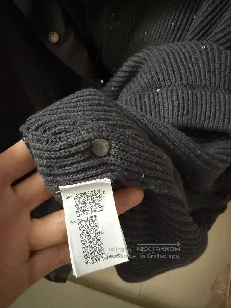 Brunello Cucinelli Brunello Cucinelli Sequined Rib Knit Cloak Jacket Size XS / US 0-2 / IT 36-38 - 8 Thumbnail