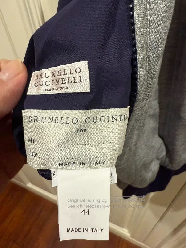 Brunello Cucinelli Brunello Cucinelli Windbreaker Jacket Hoodie Size US S / EU 44-46 / 1 - 4 Thumbnail