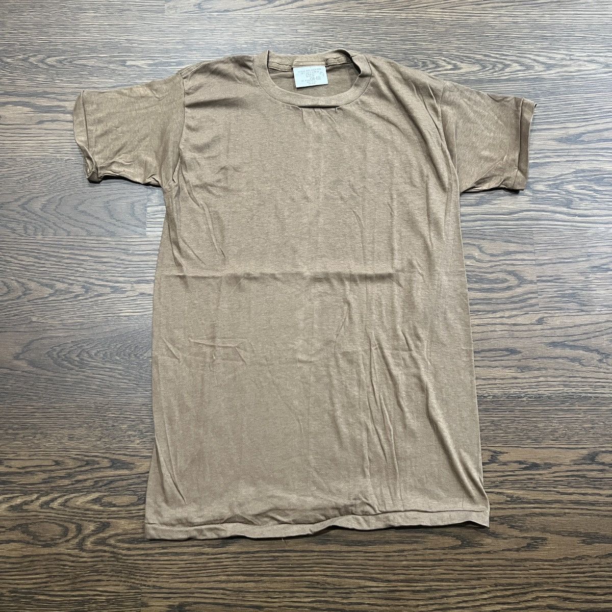 Other Vintage Military blank brown single stitch under shirt Size US M / EU 48-50 / 2 - 1 Thumbnail