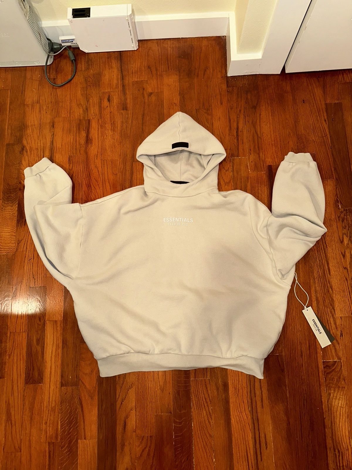 image of Essentials Silver Cloud Hoodie Fw23, Men's (Size Large)