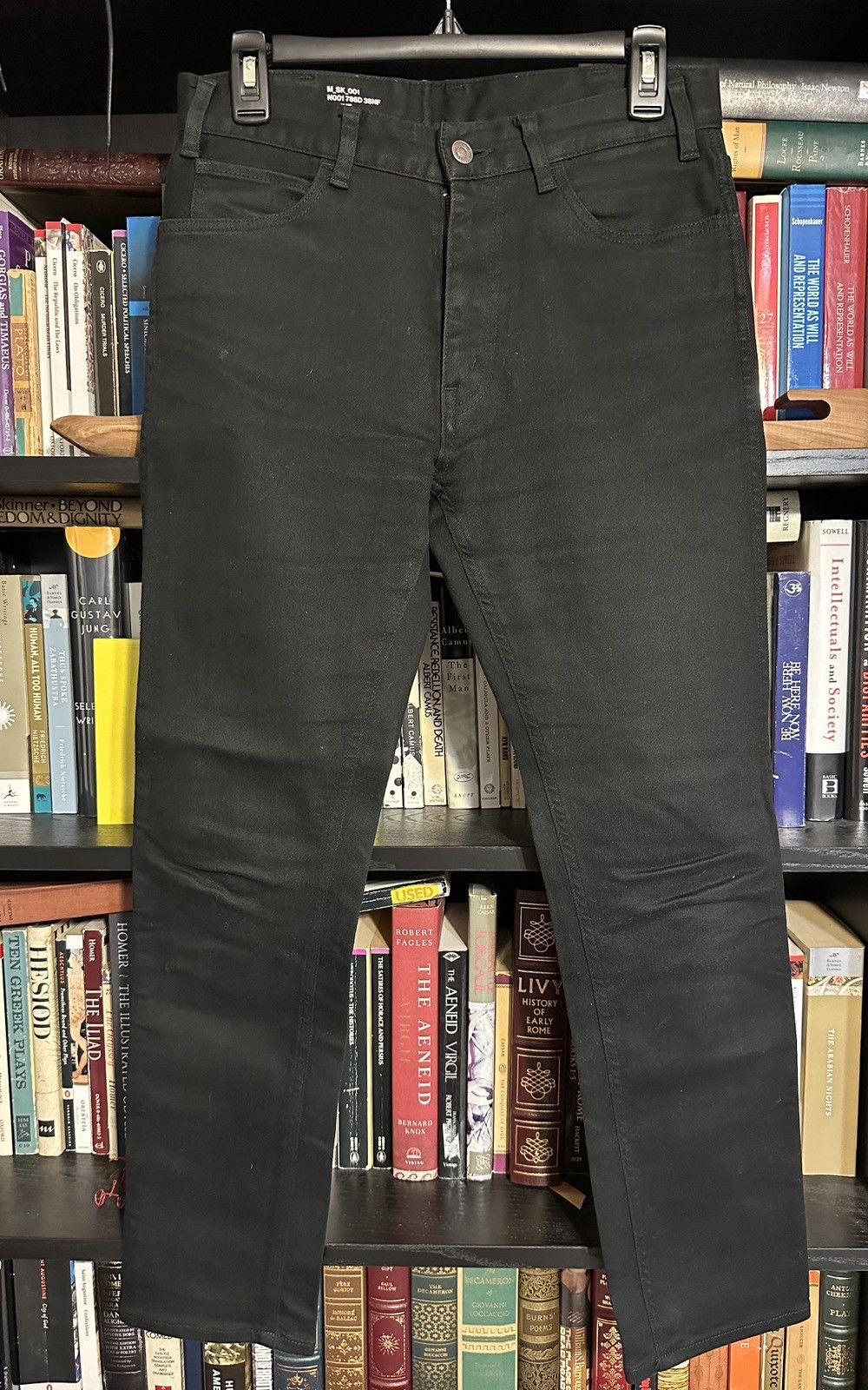 Image of Celine Fw19 Sk_001 Midwaist Skinny Jean in Black, Men's (Size 30)